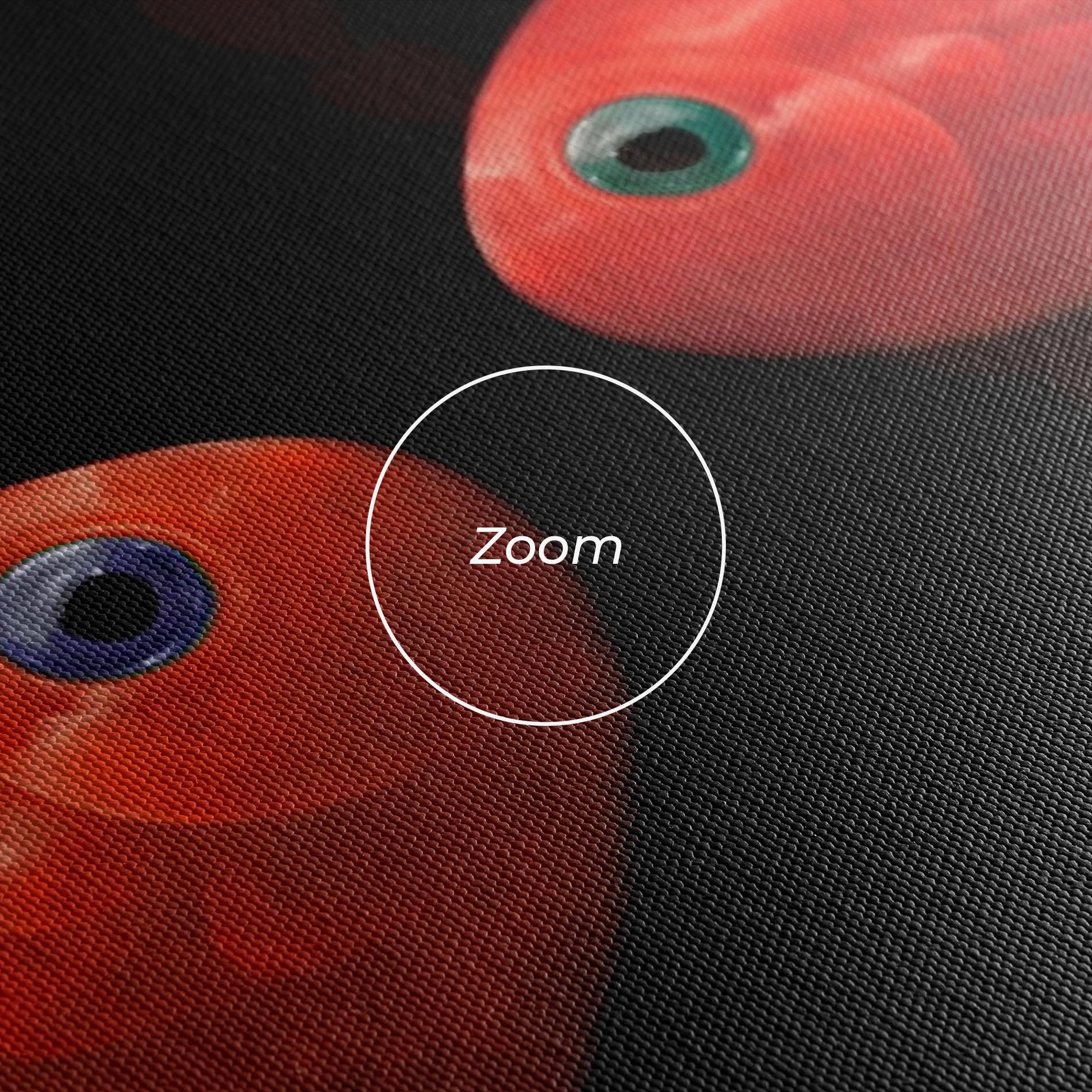 Vászonkép Orange Fish Heart mockup 3