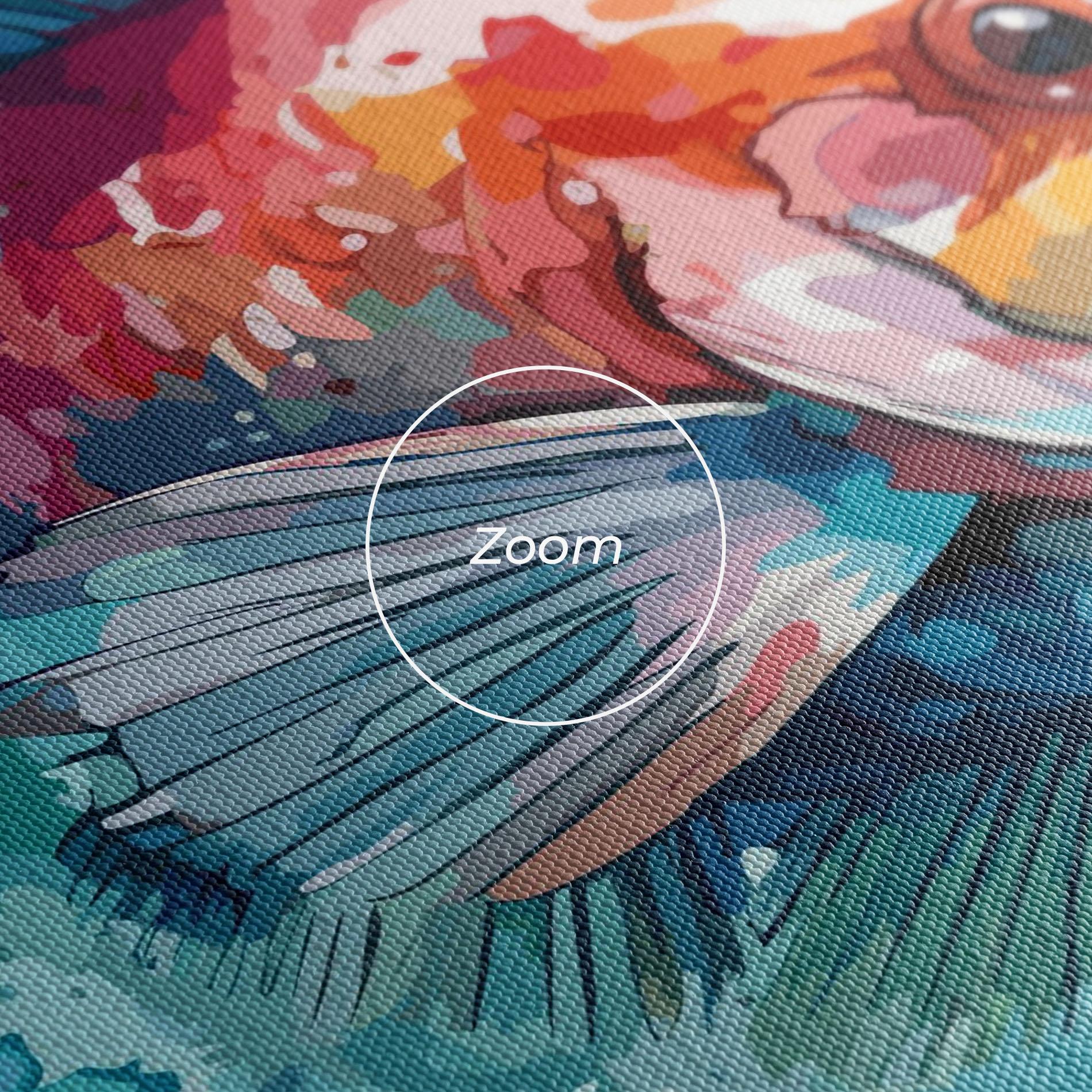 Vászonkép Watercolor Fish mockup 3