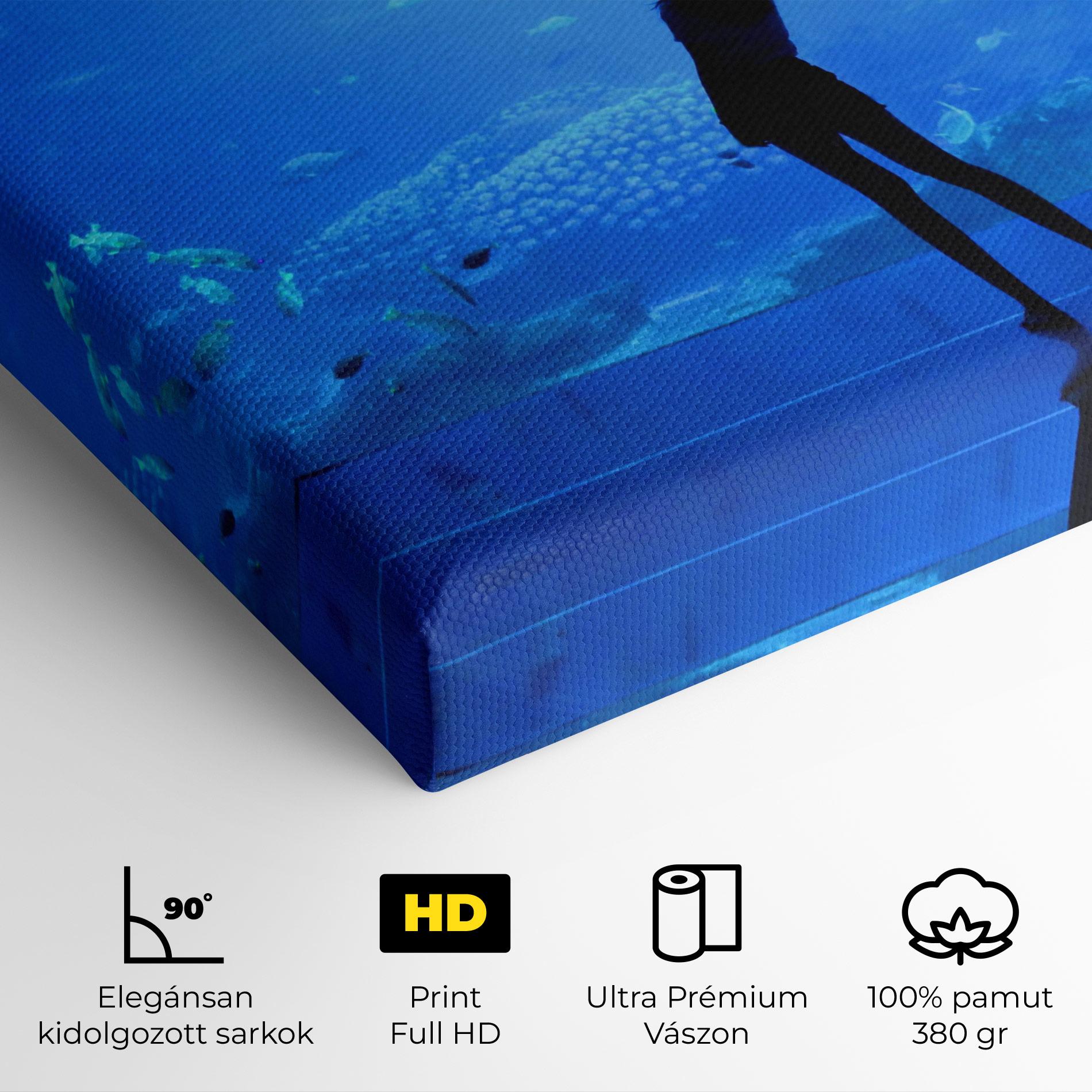 Vászonkép Aquarium Girl mockup 4