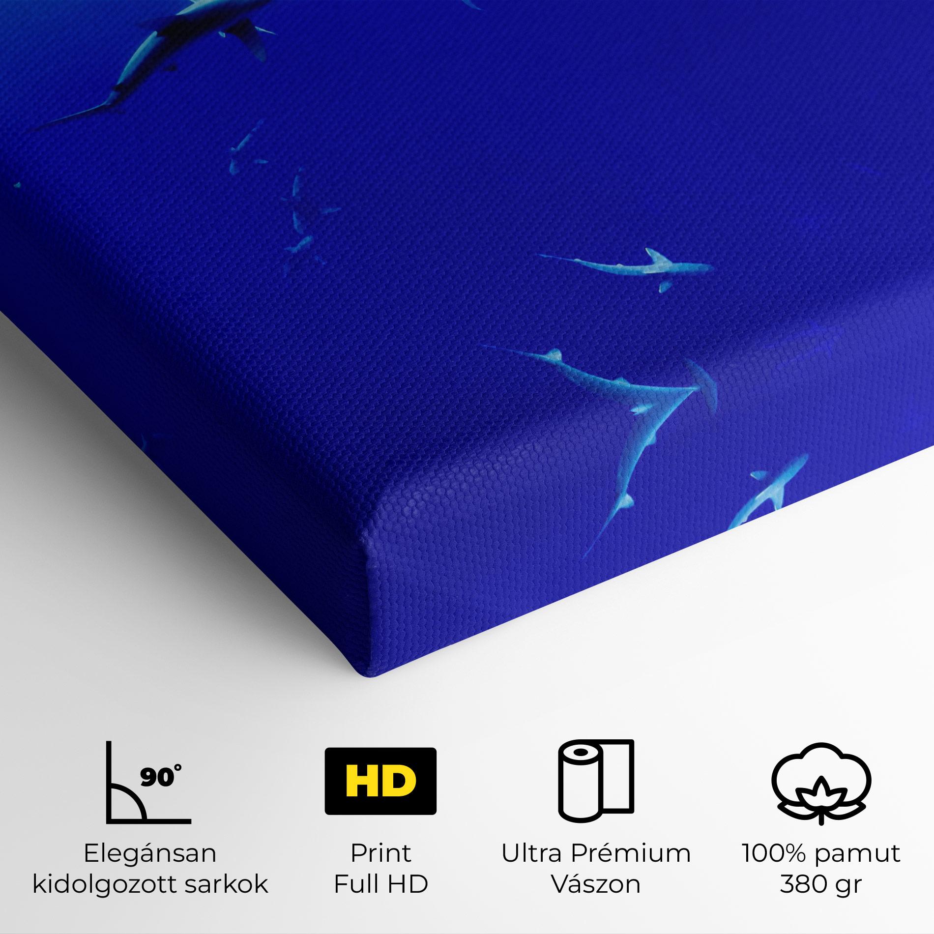 Vászonkép Baby Sharks mockup 4