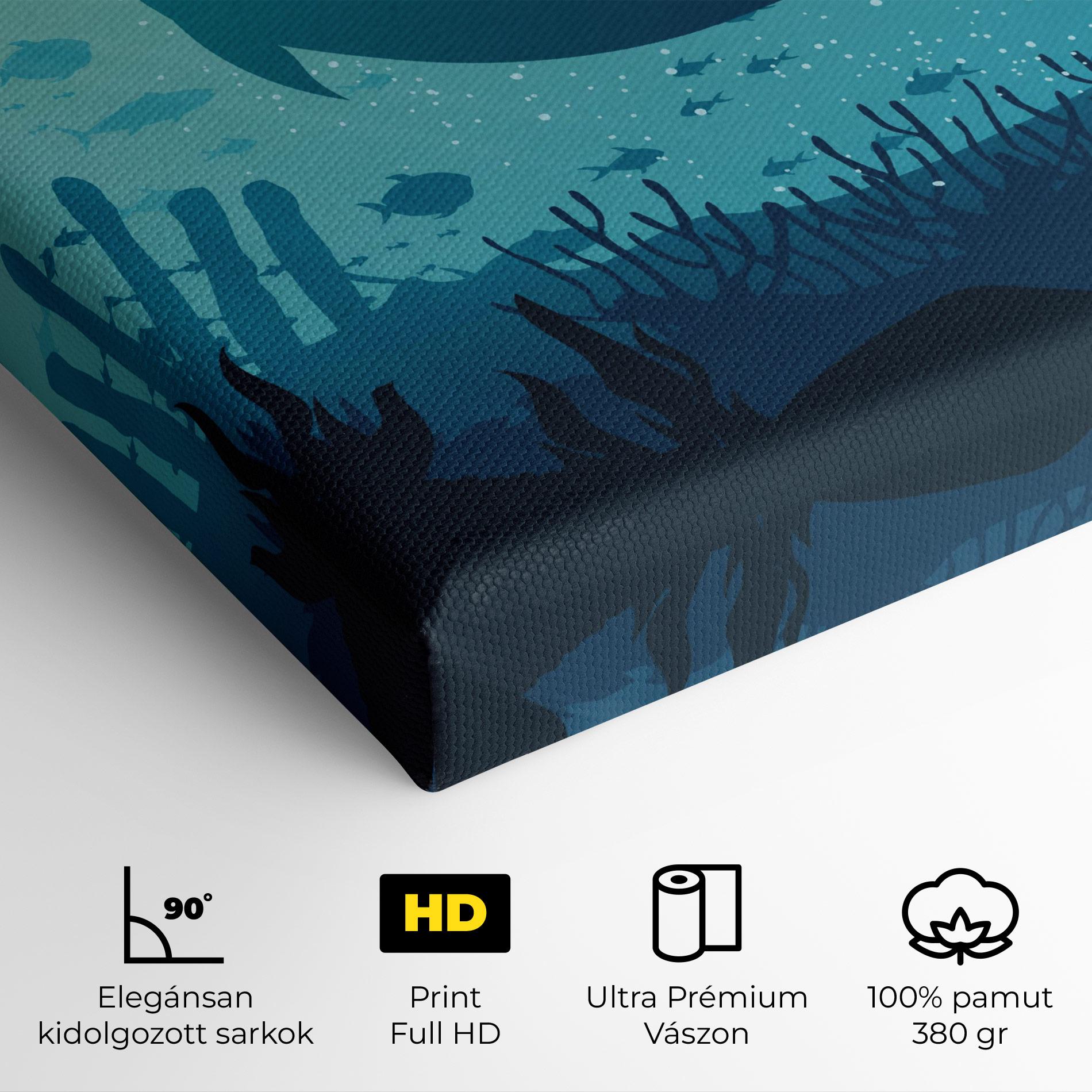 Vászonkép Blue Ocean mockup 4