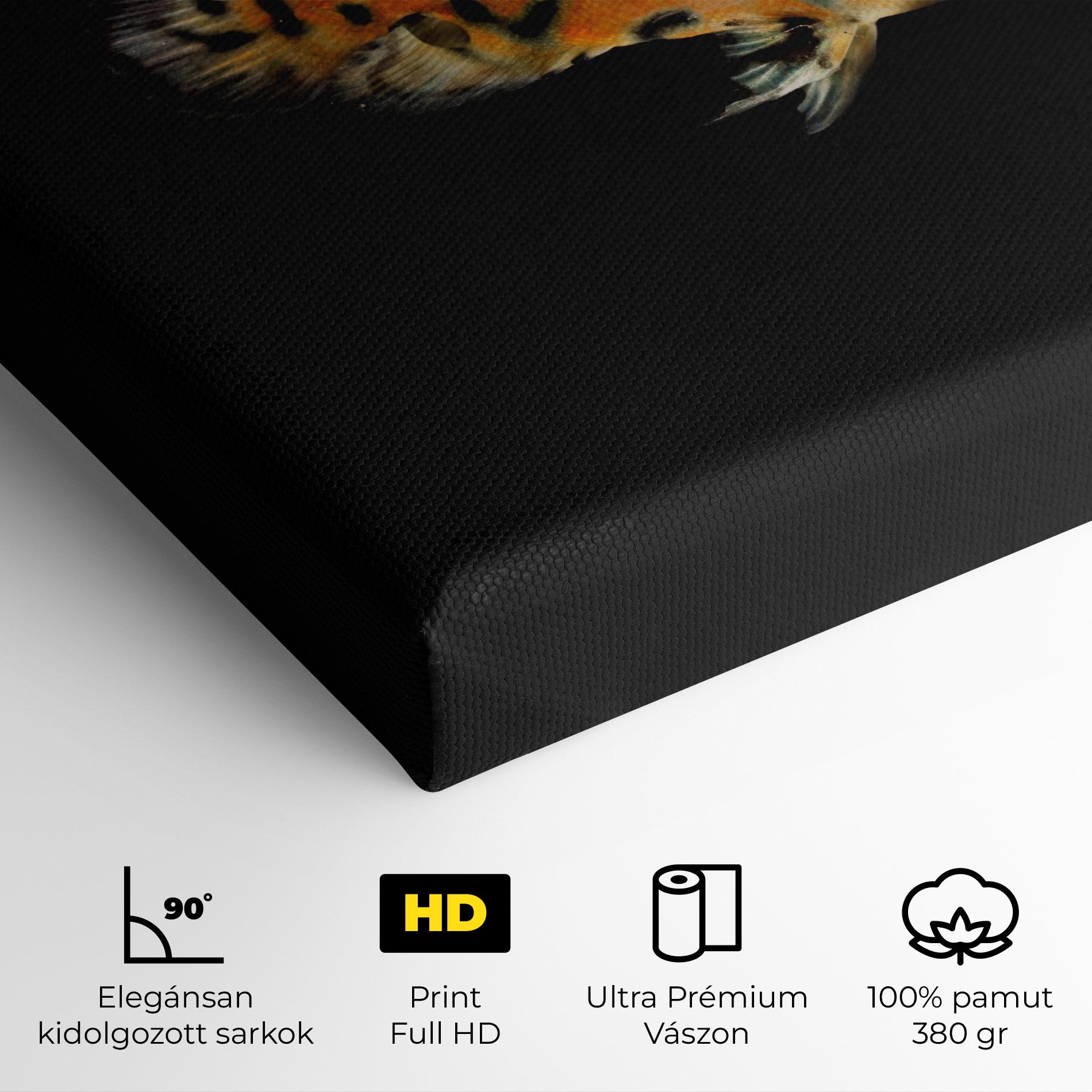 Vászonkép Cute Brown Fish mockup 4