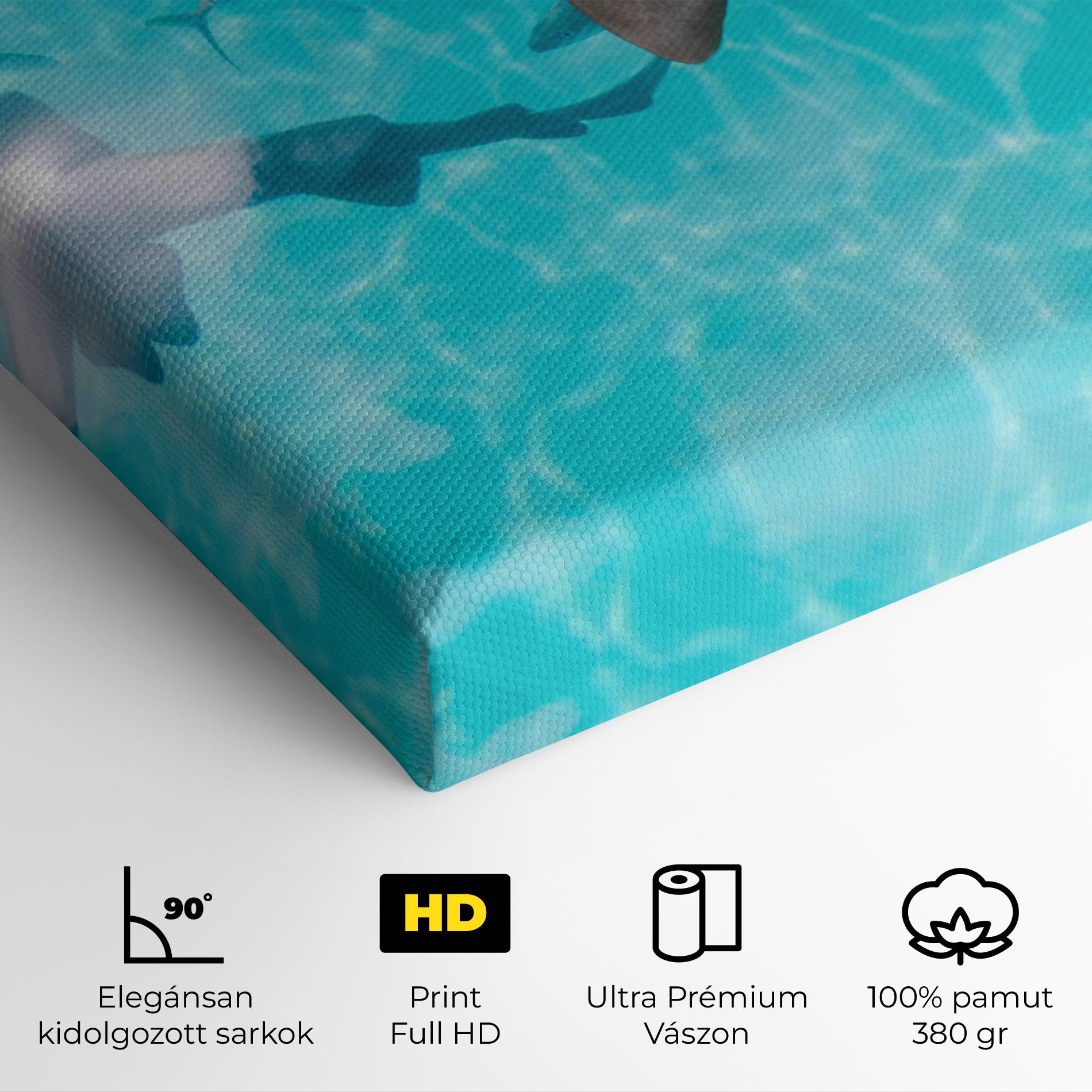 Vászonkép Pretty Shark mockup 4