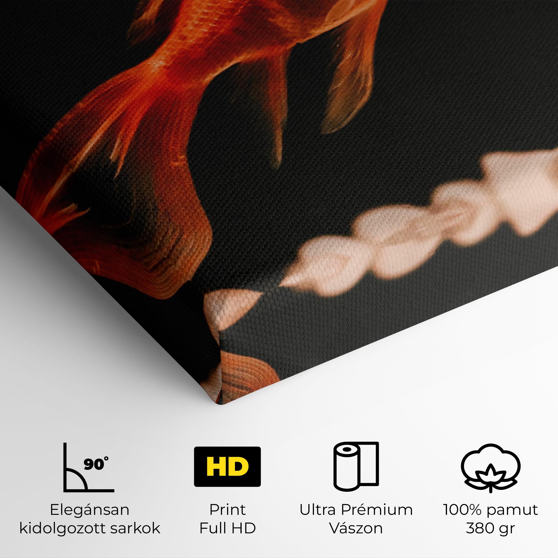 Vászonkép Small Orange Fish mockup 4