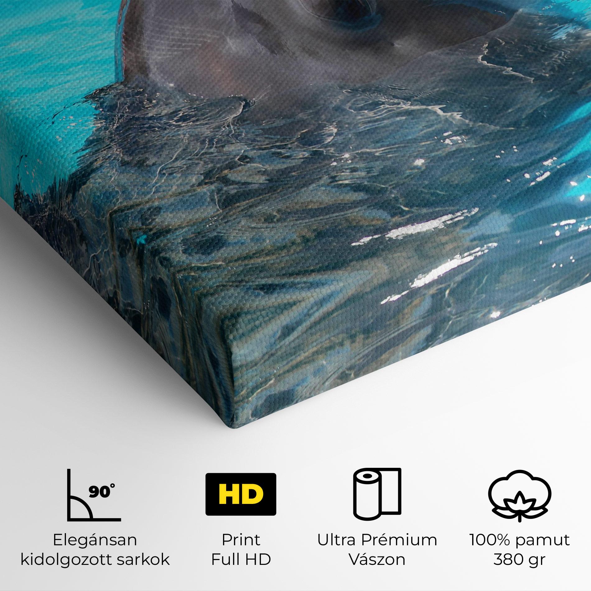 Vászonkép Trained Dolphin mockup 4