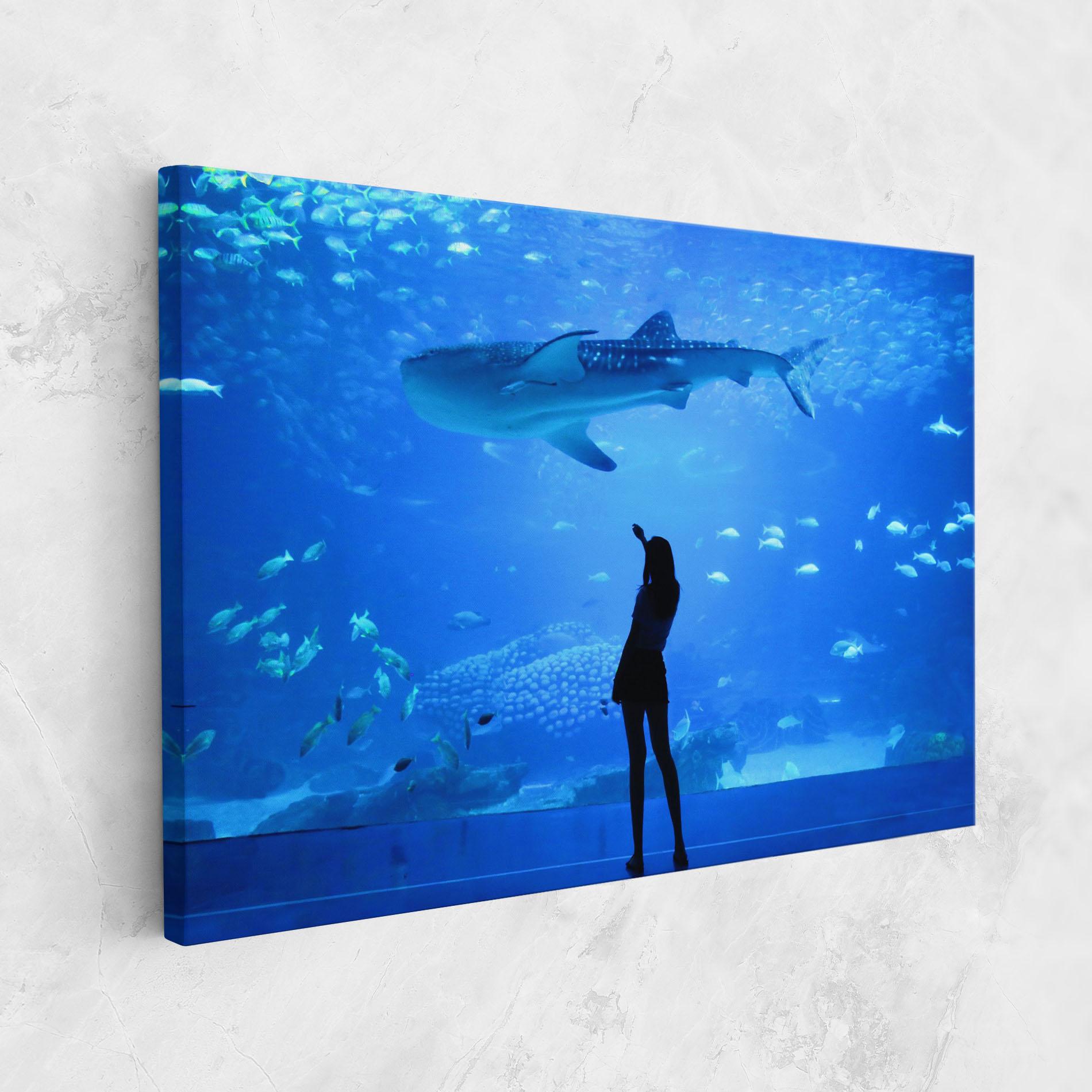 Vászonkép Aquarium Girl mockup 1