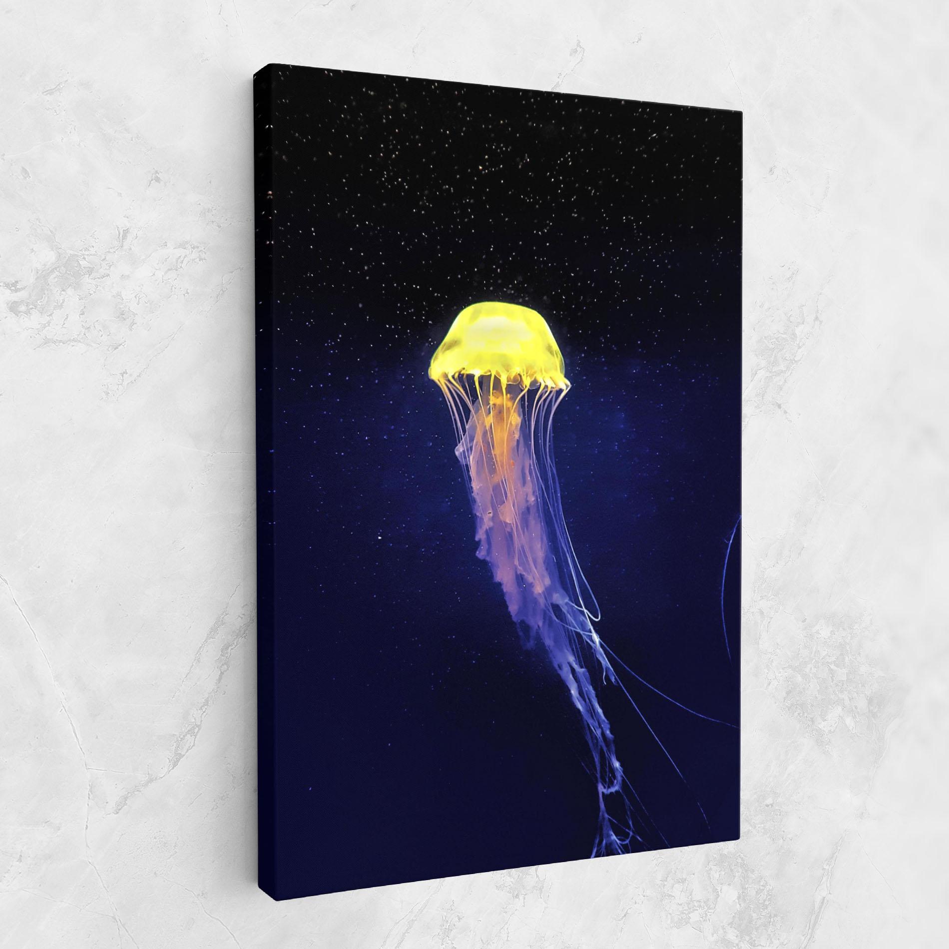 Vászonkép Purple Jellyfish mockup 1