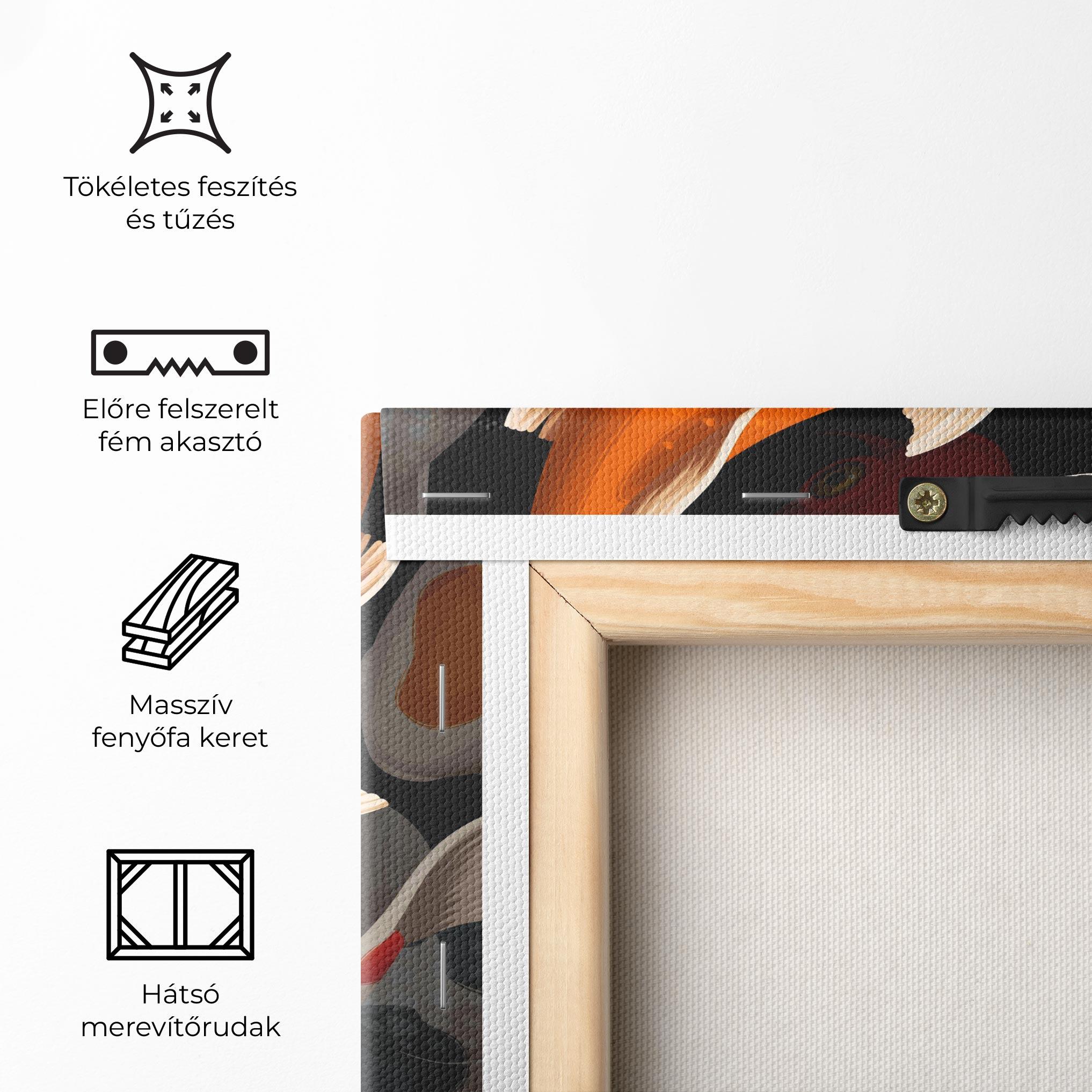 Vászonkép Seamless Koi Fish mockup 5