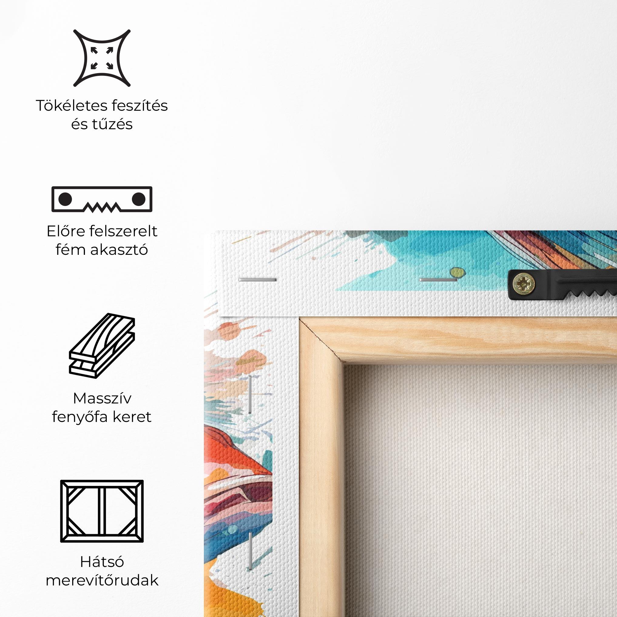 Vászonkép Watercolor Fish mockup 5