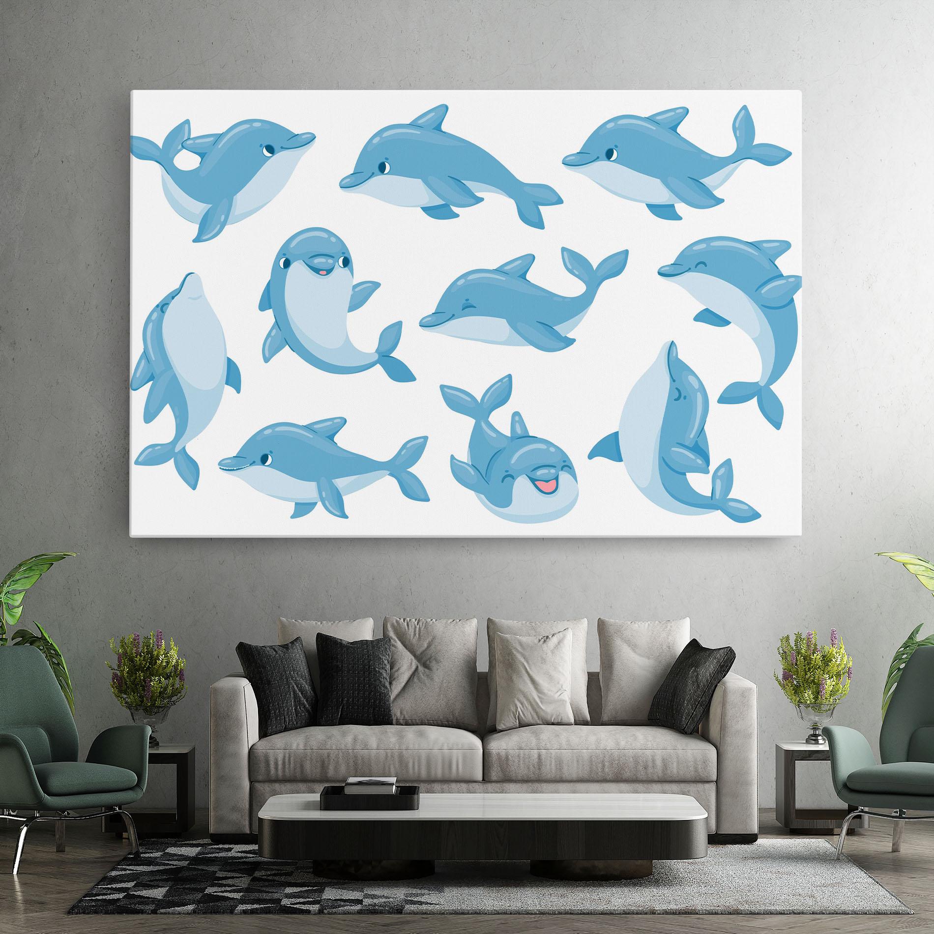 Vászonkép Dolphin mockup 7