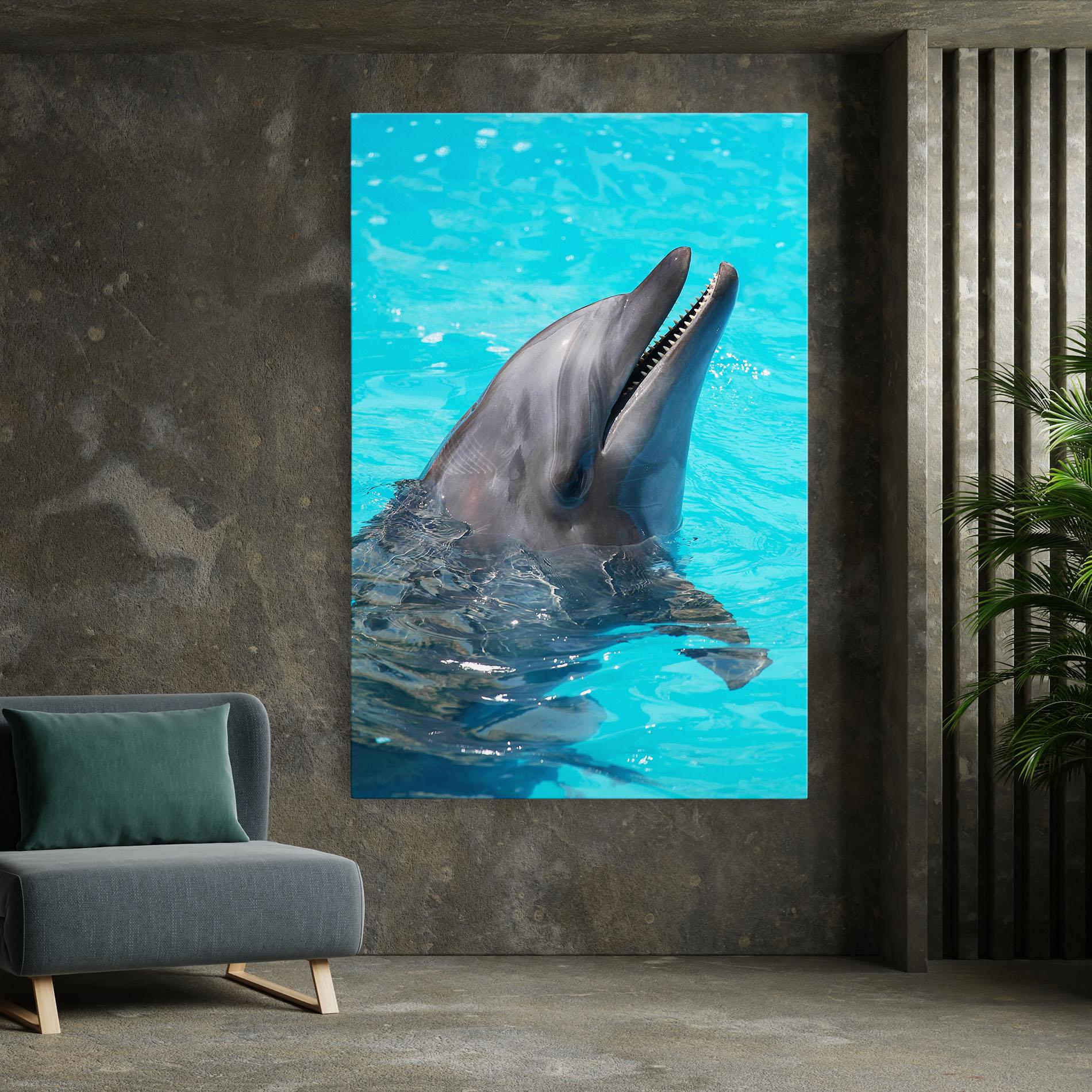 Vászonkép Trained Dolphin mockup 7