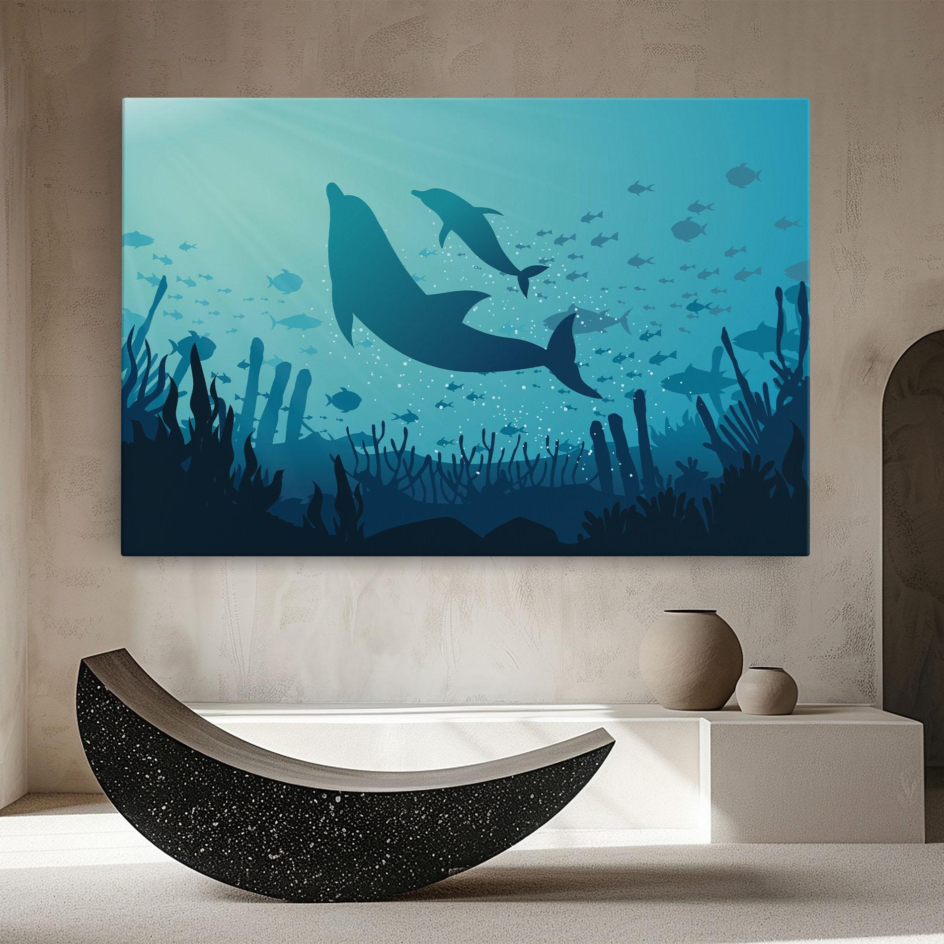 Vászonkép Blue Ocean mockup 8