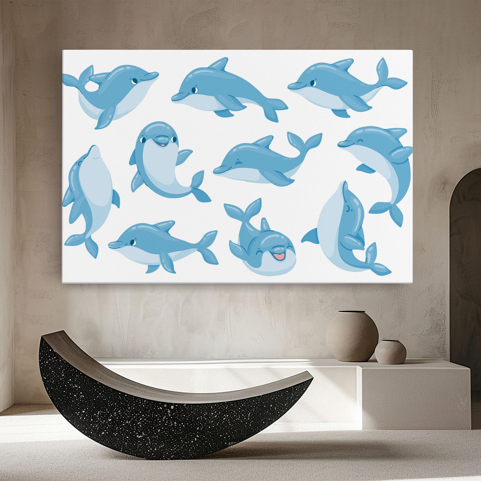 Vászonkép Dolphin mockup 8