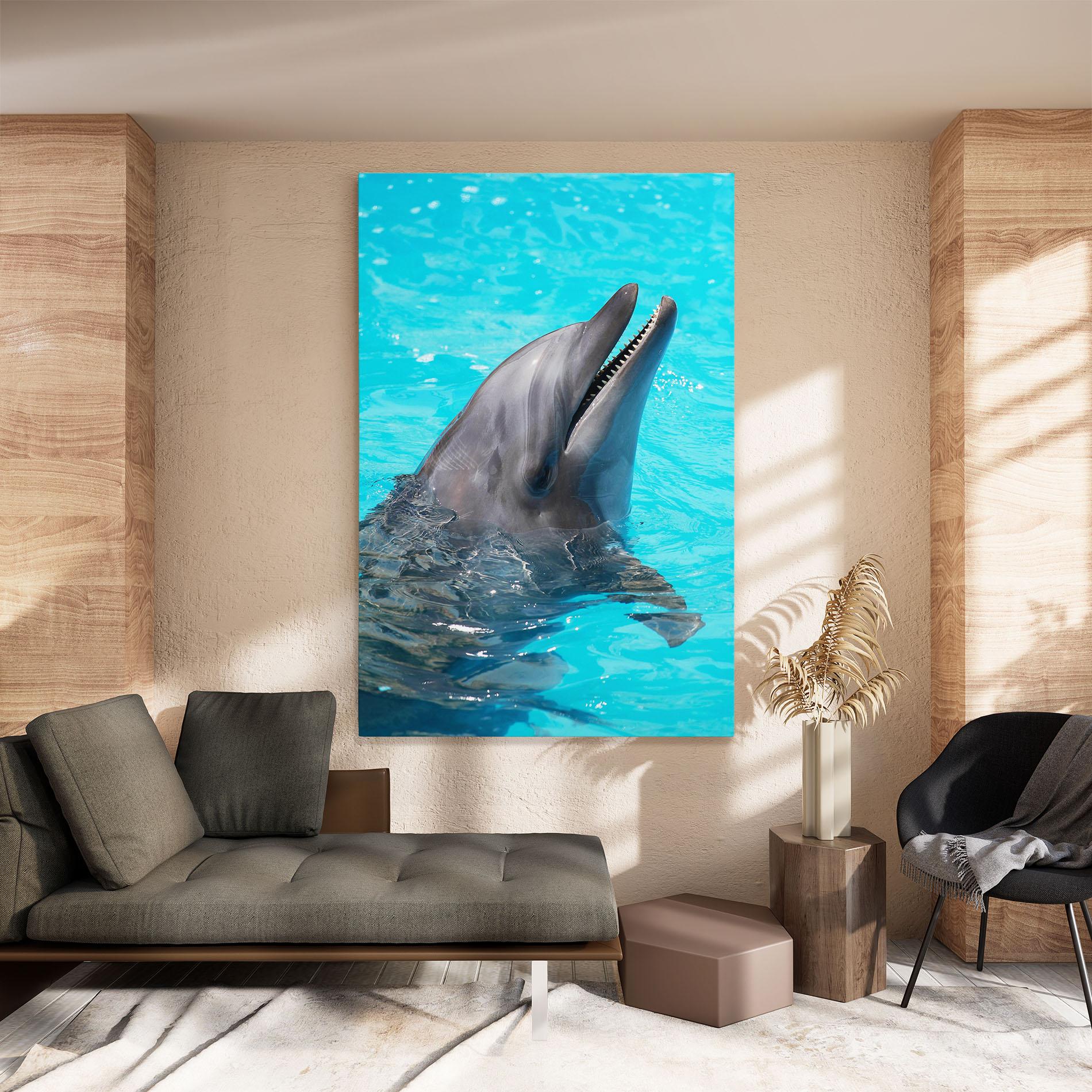 Vászonkép Trained Dolphin mockup 8