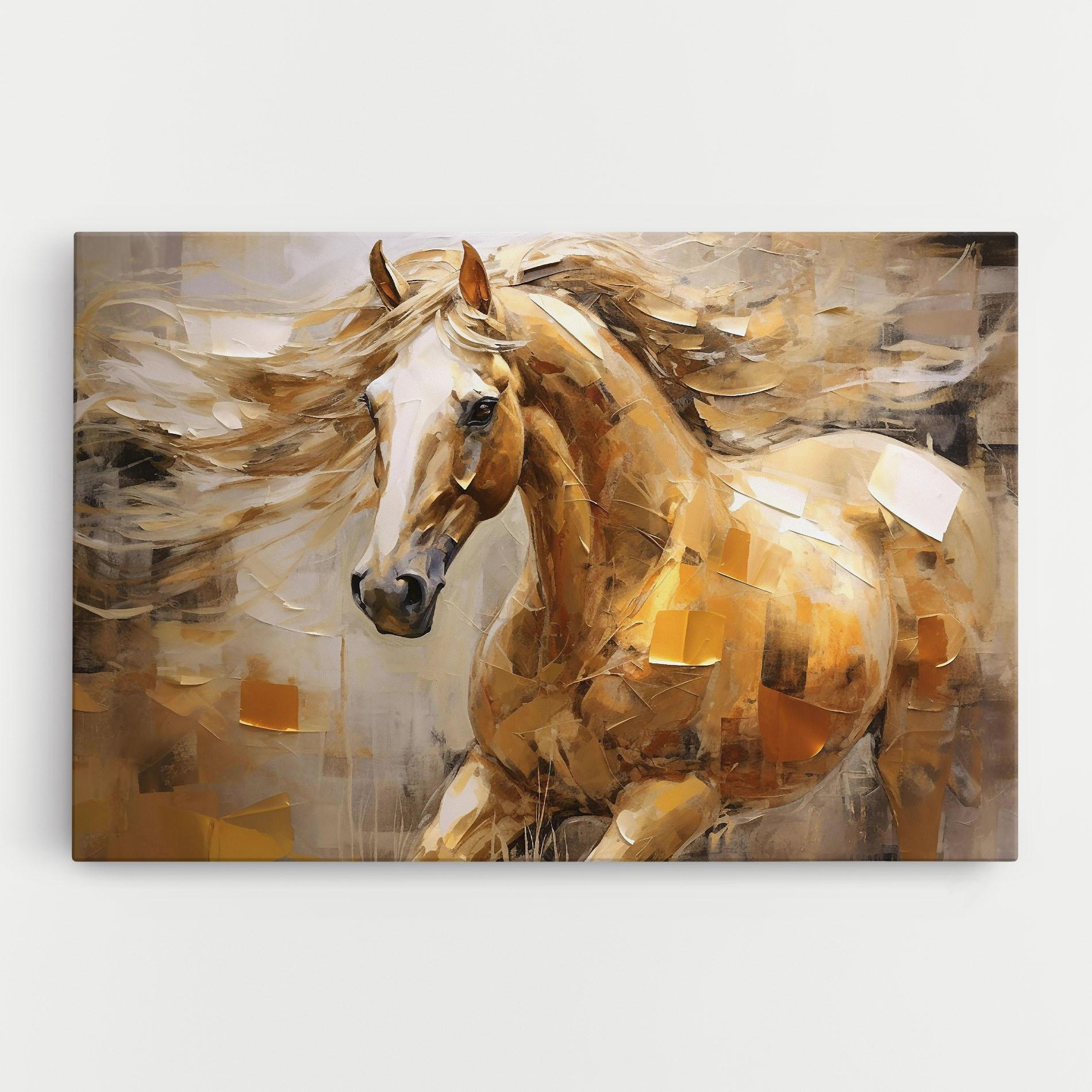 Vászonkép Light Brown Horse mockup 0