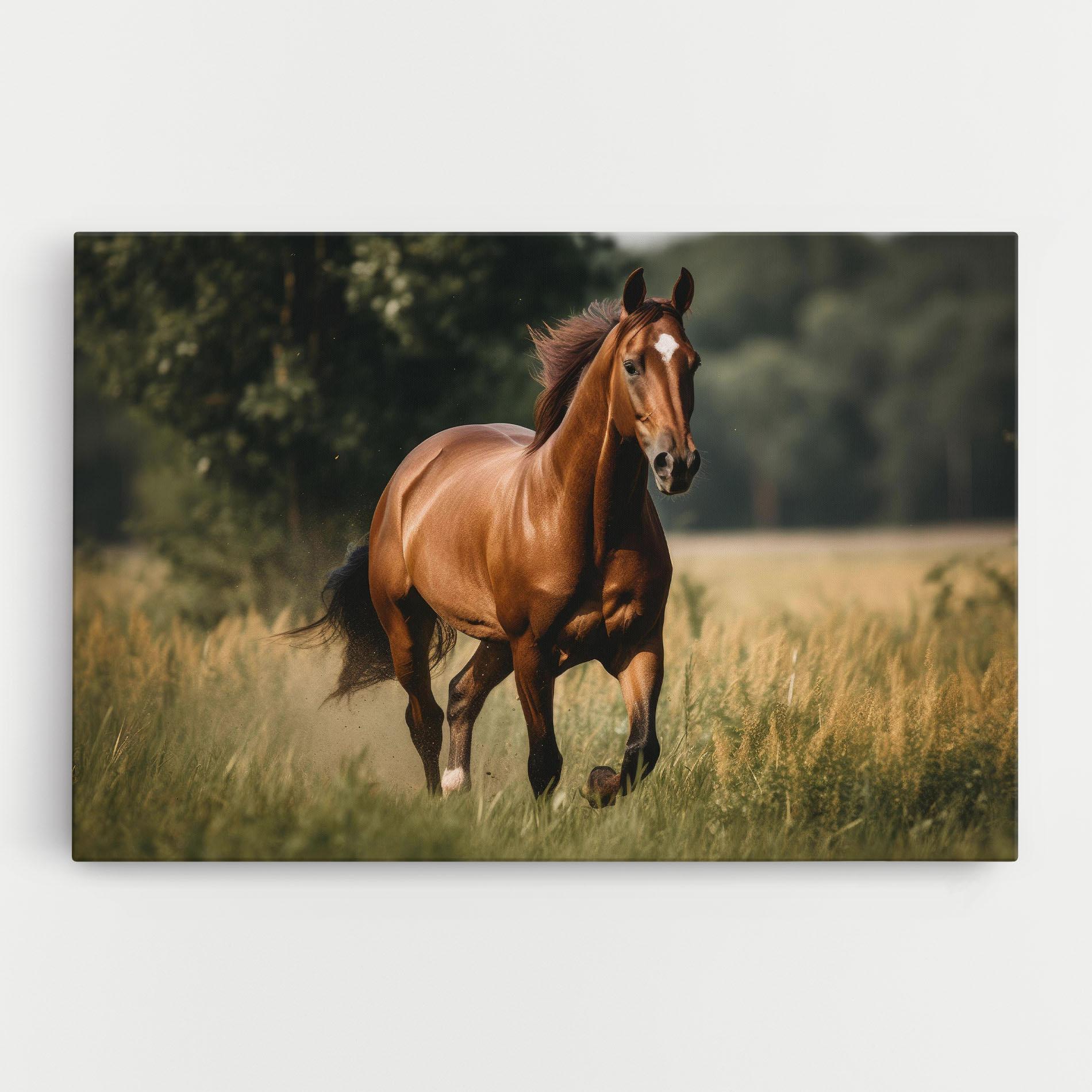 Vászonkép Wild Horse Running mockup 0