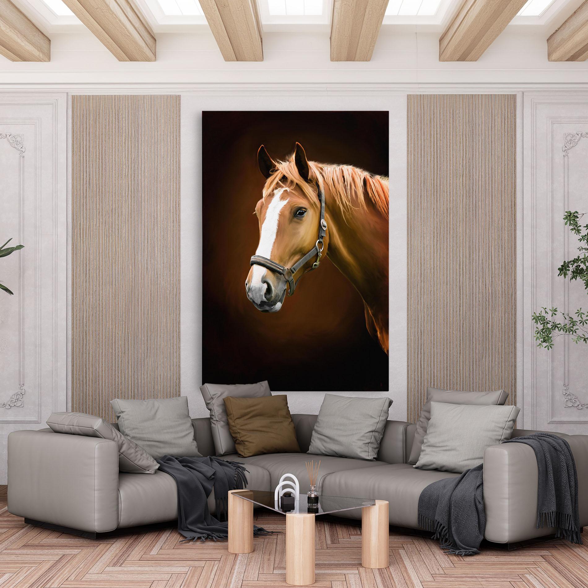 Vászonkép Digital Painted Horse mockup 6