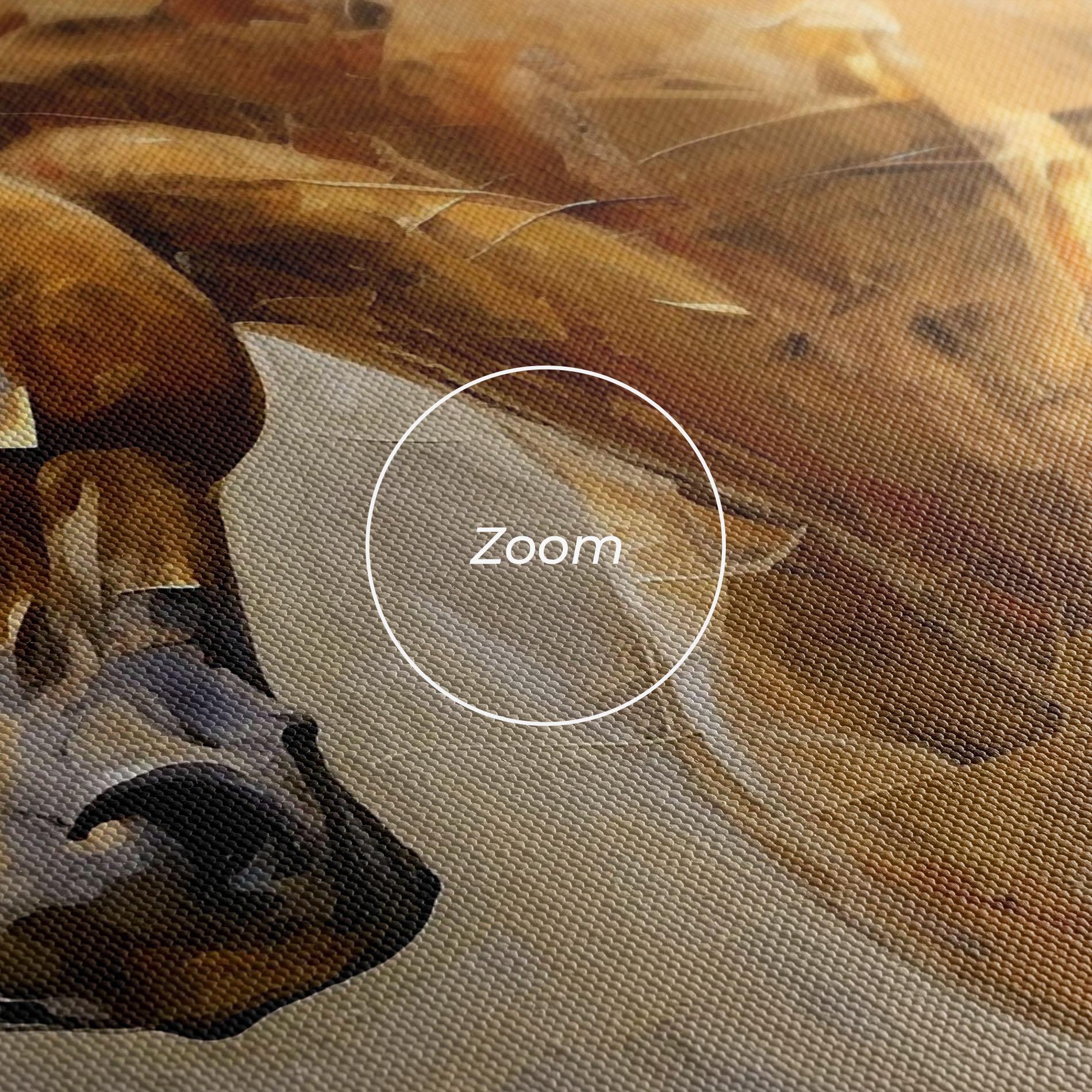 Vászonkép Light Brown Horse mockup 3