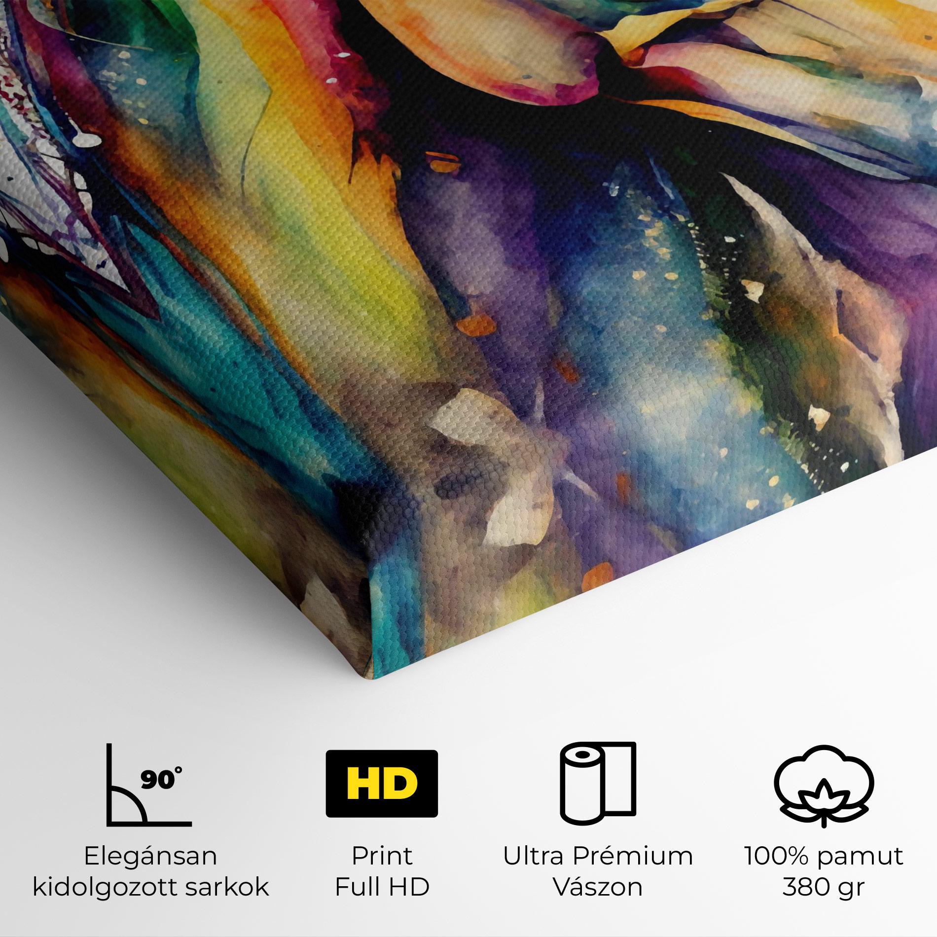 Vászonkép Colorful Horse mockup 4