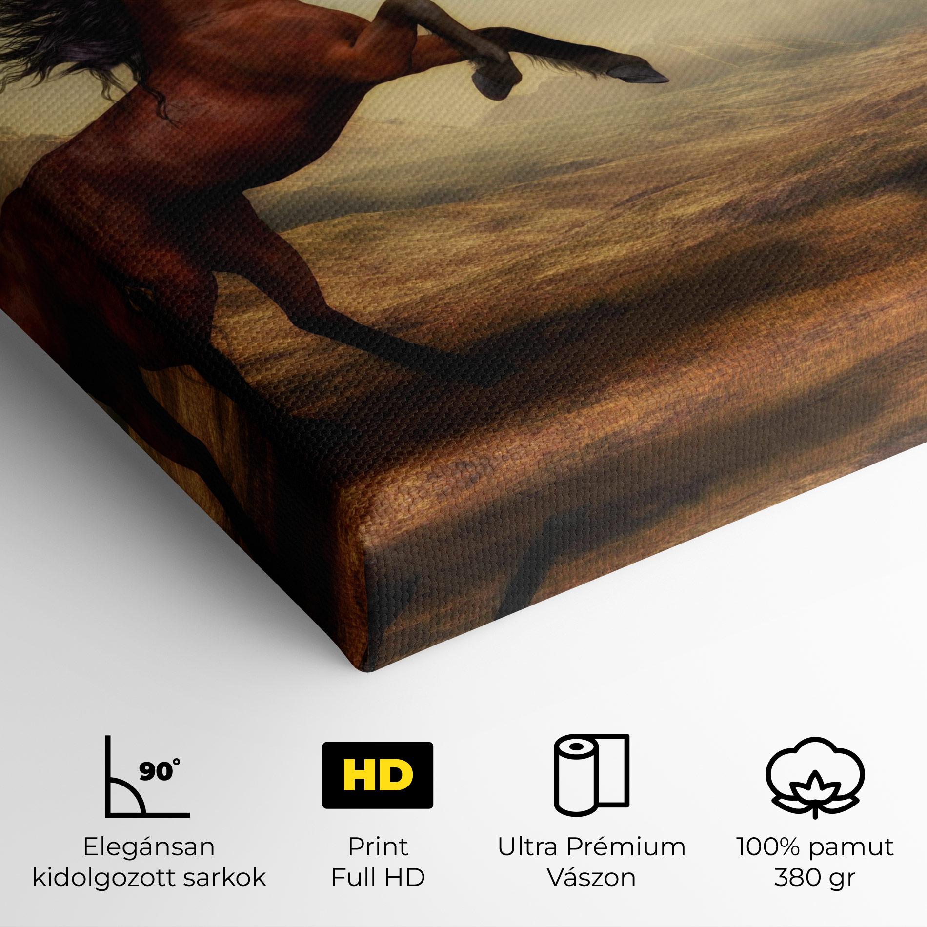 Vászonkép Two Horses mockup 4