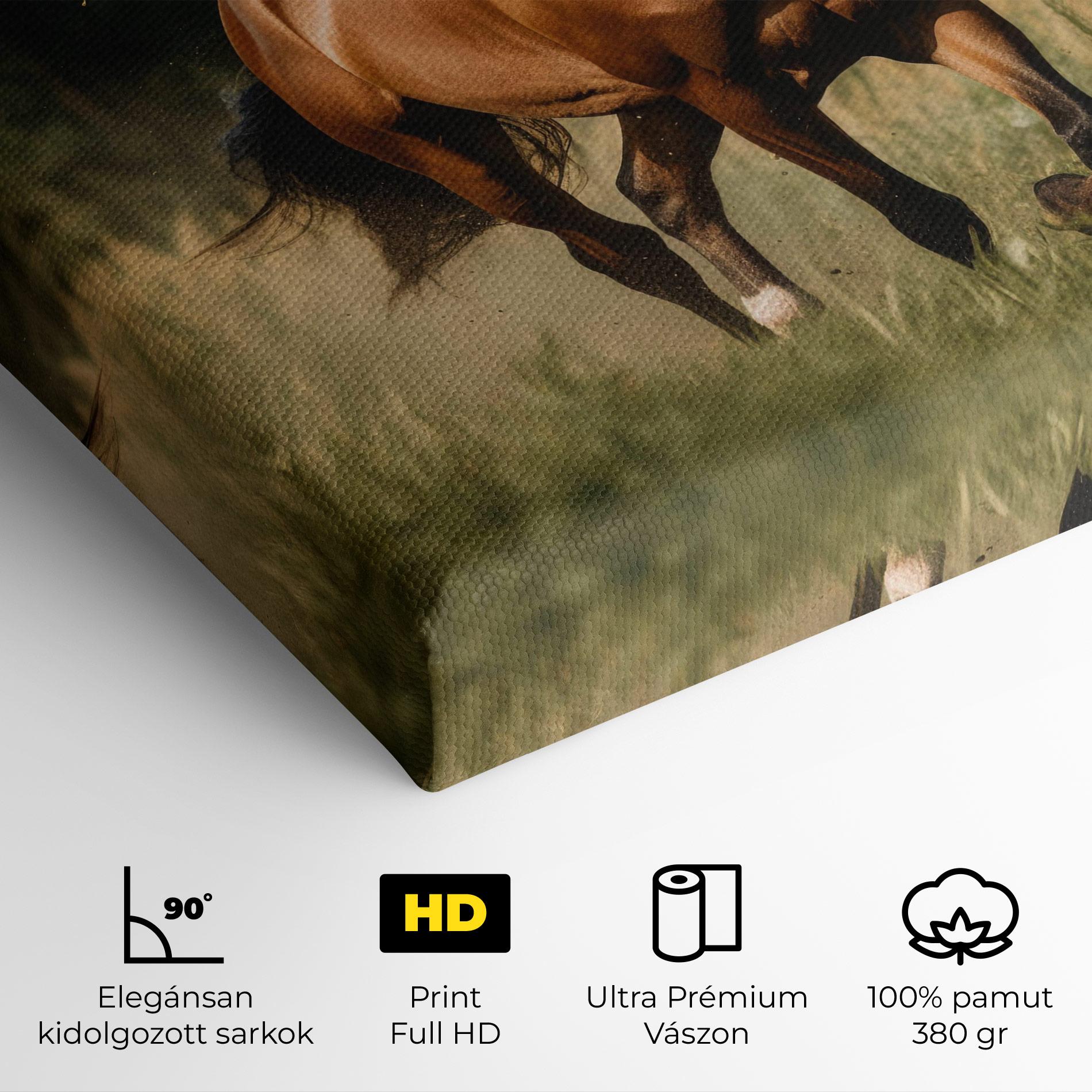 Vászonkép Wild Horse Running mockup 4