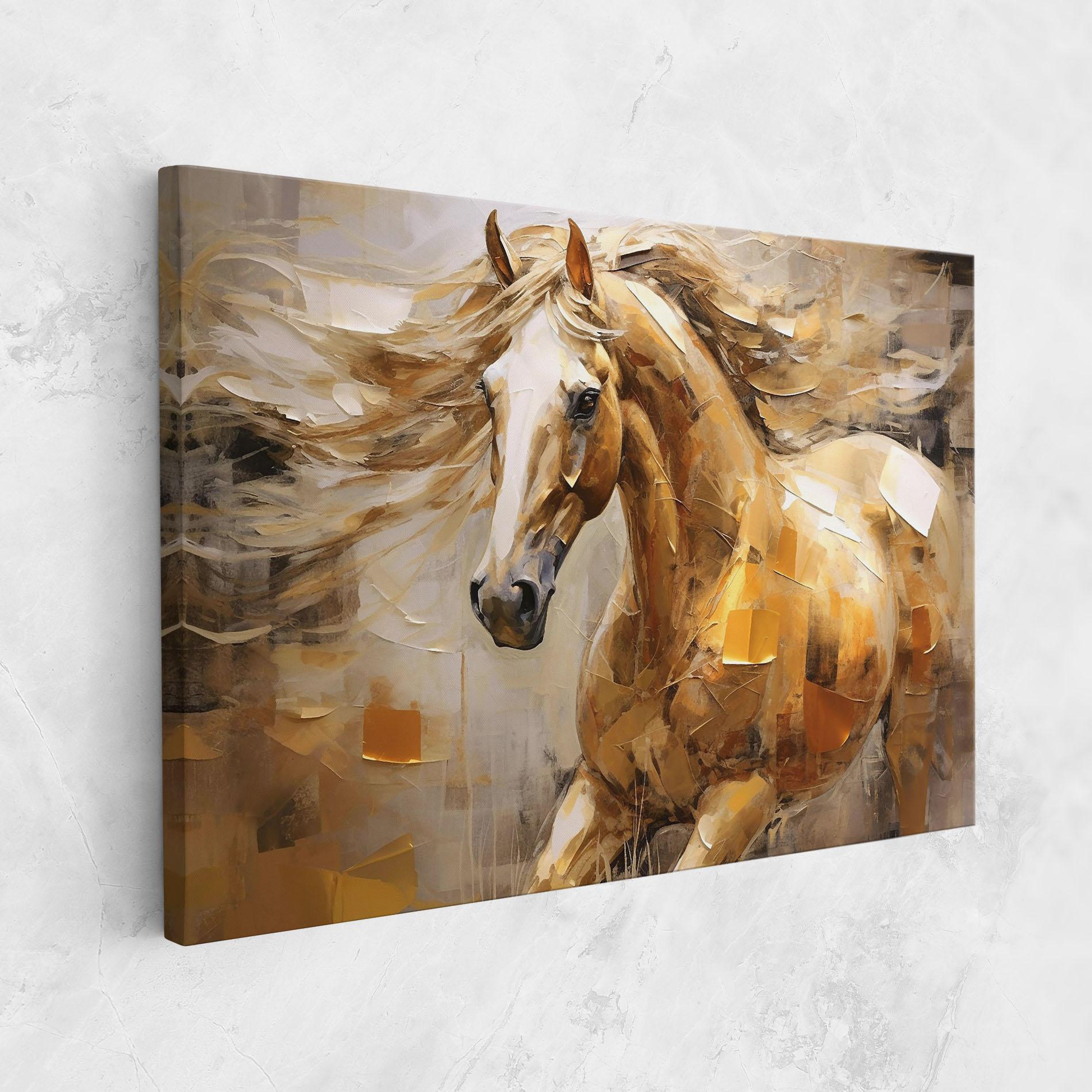 Vászonkép Light Brown Horse mockup 1