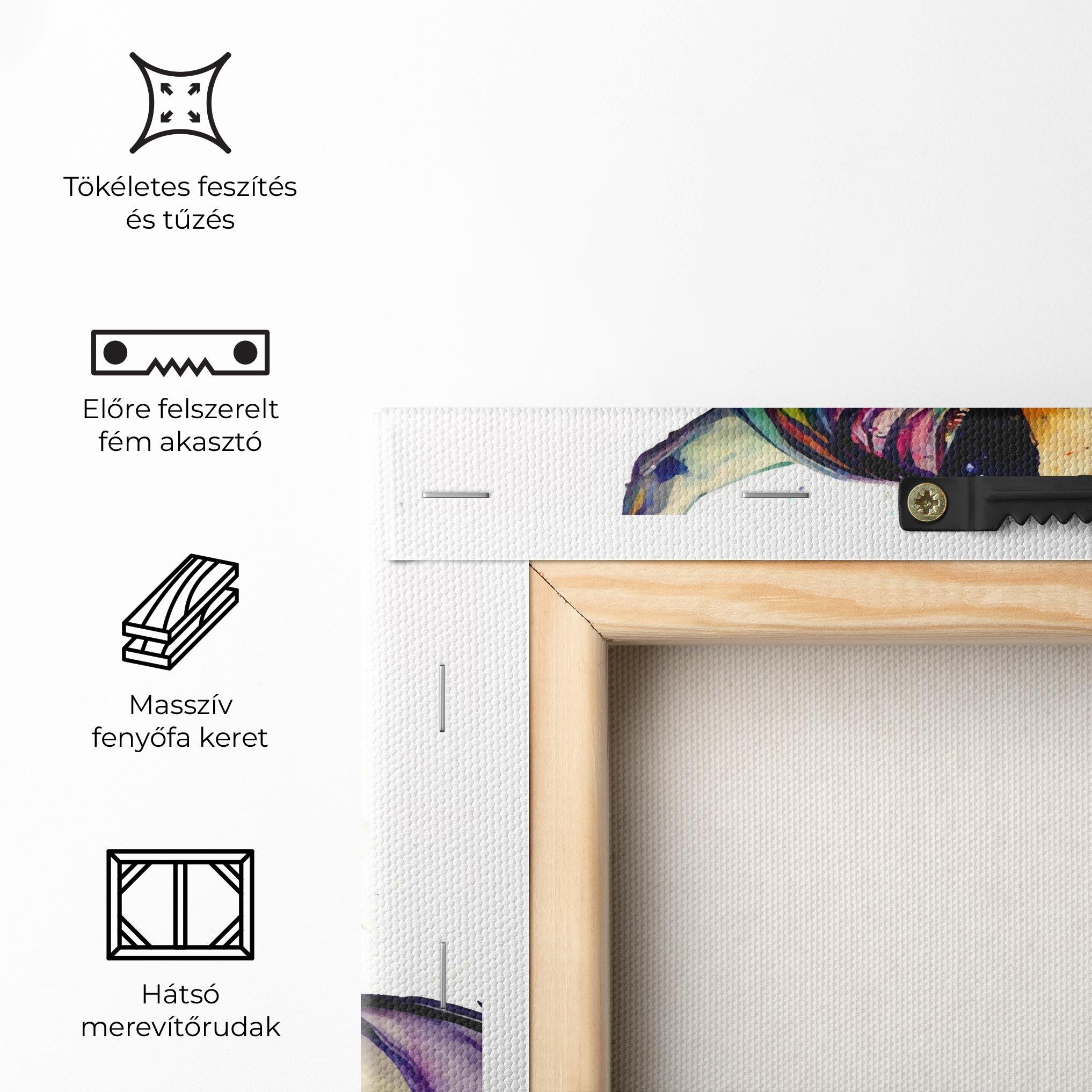 Vászonkép Colorful Horse mockup 5