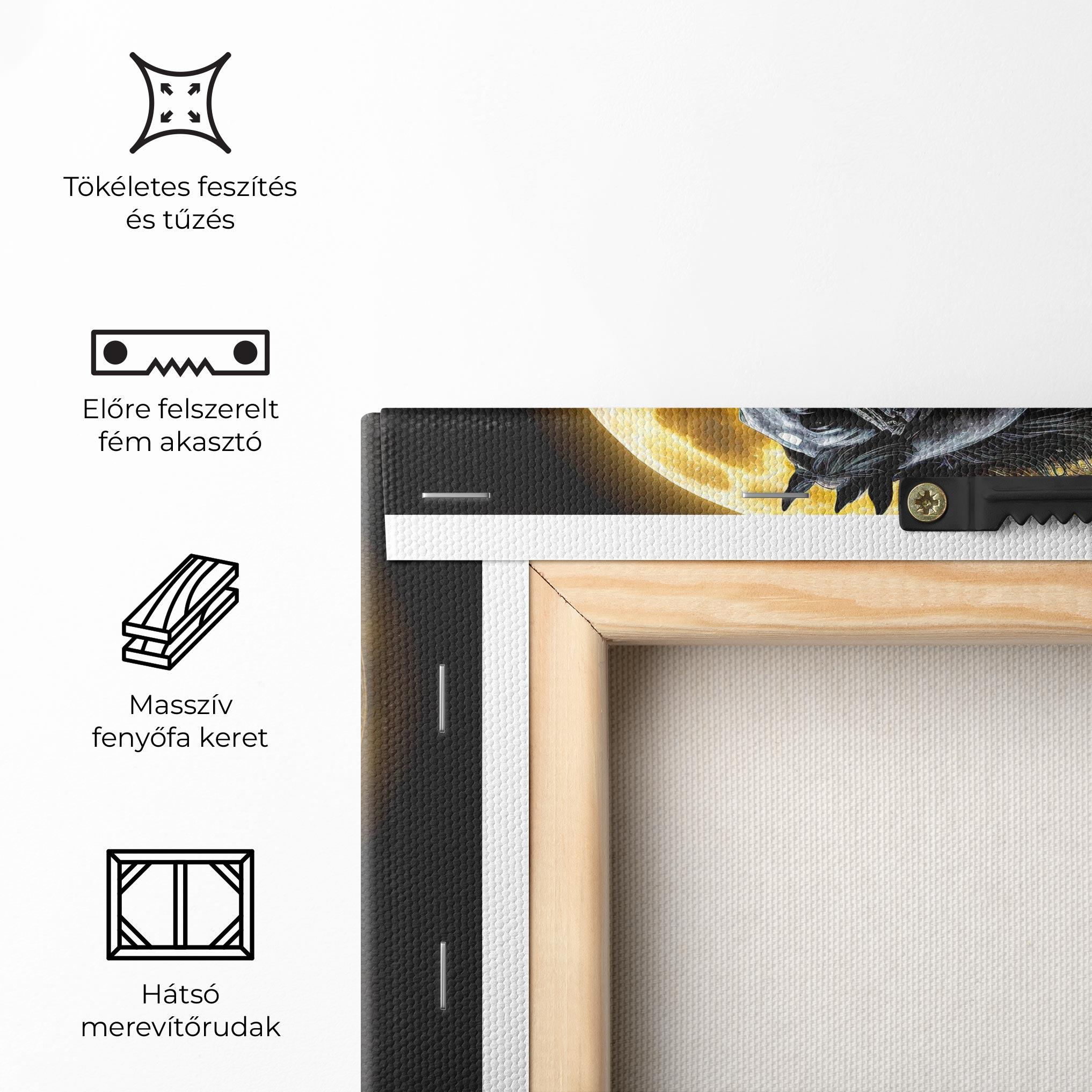 Vászonkép Gold Moon Horse mockup 5