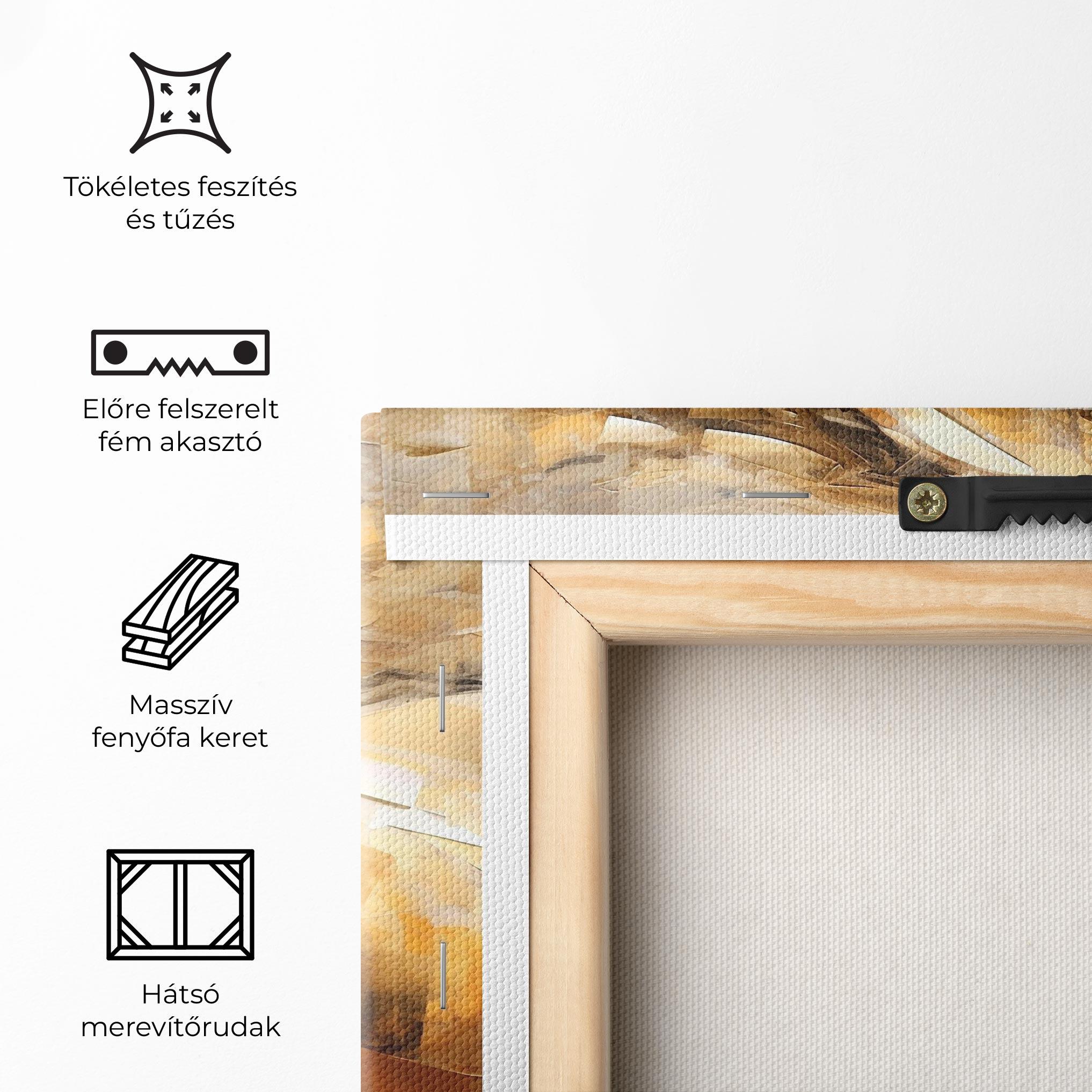 Vászonkép Light Brown Horse mockup 5