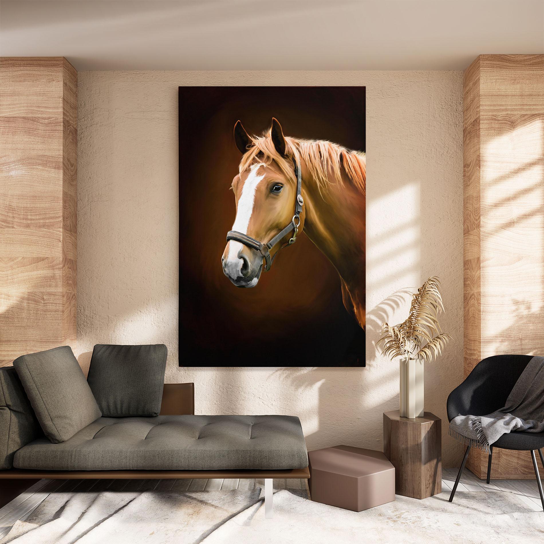 Vászonkép Digital Painted Horse mockup 8