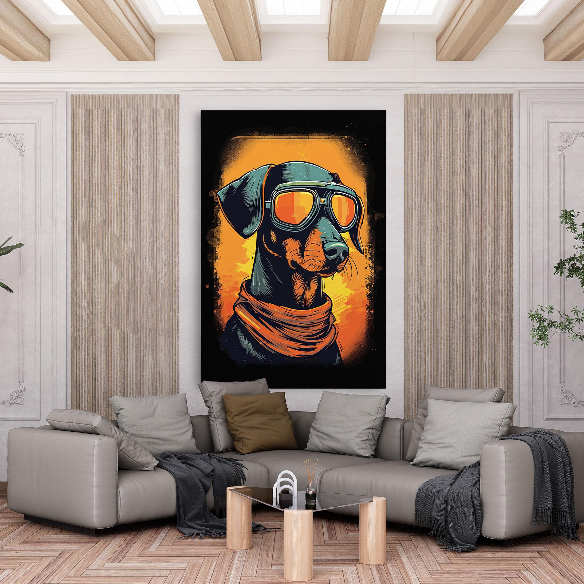 Vászonkép Cool Dog mockup 6