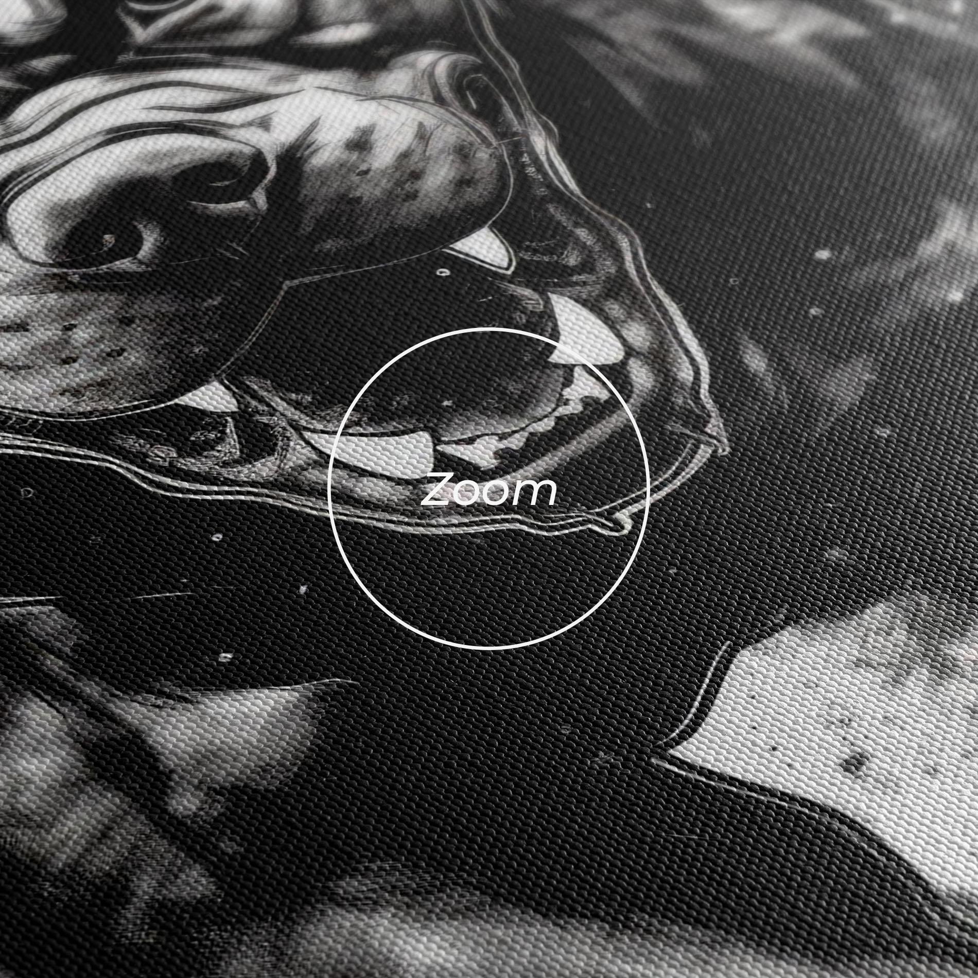 Vászonkép Angry Dog Jump mockup 3