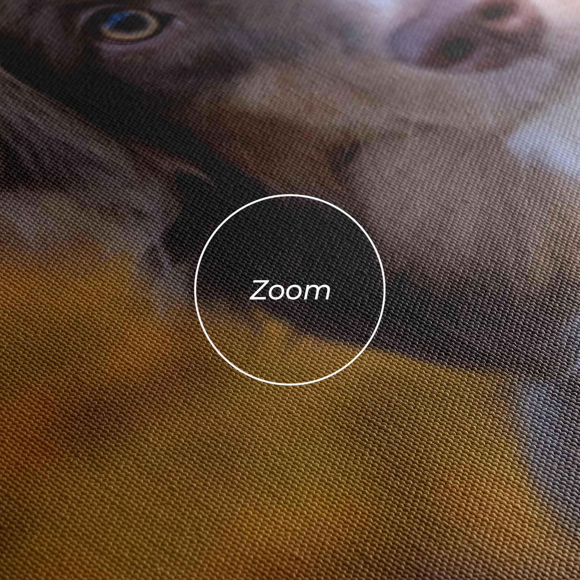 Vászonkép Coffee Brown Dog mockup 3