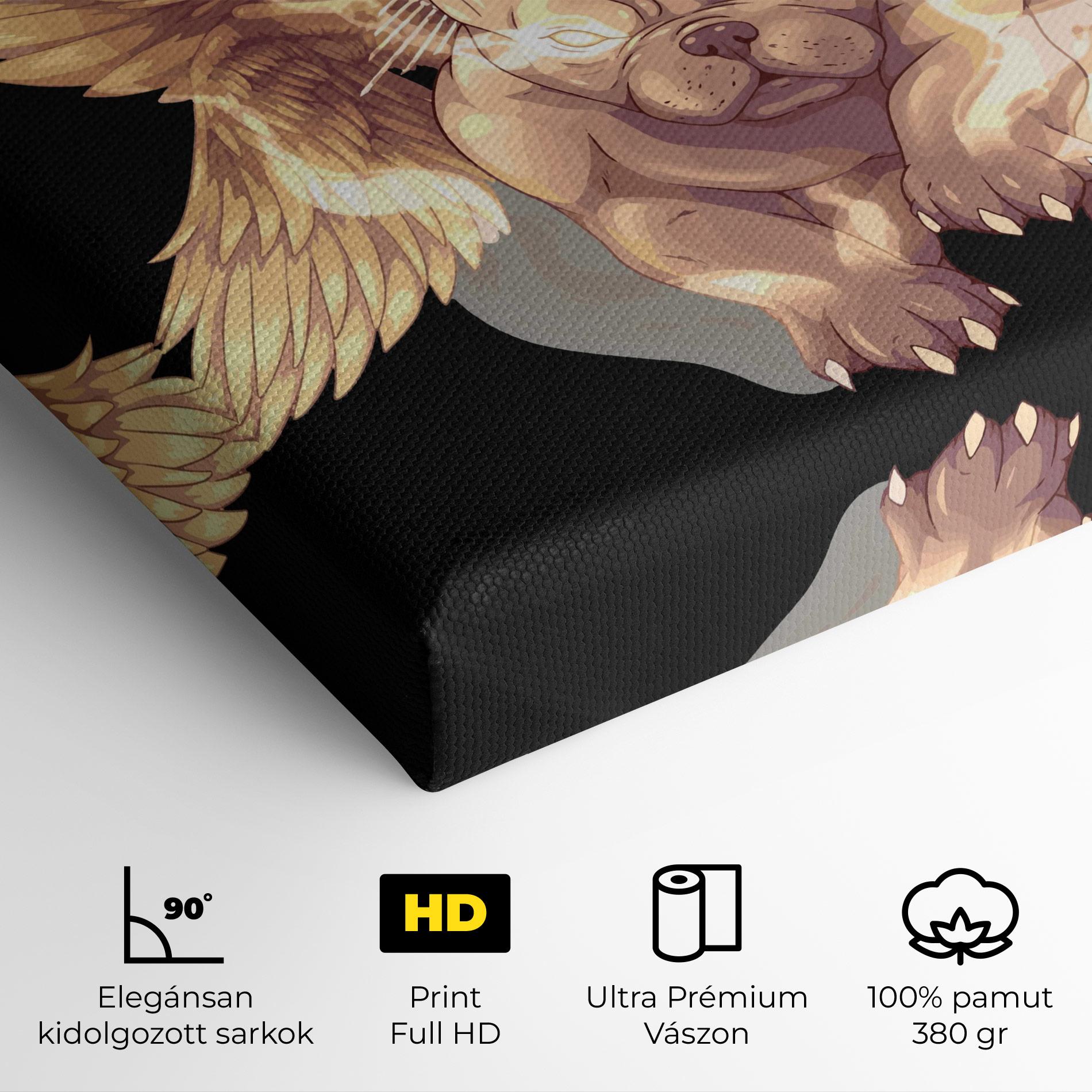 Vászonkép Angel Dog mockup 4