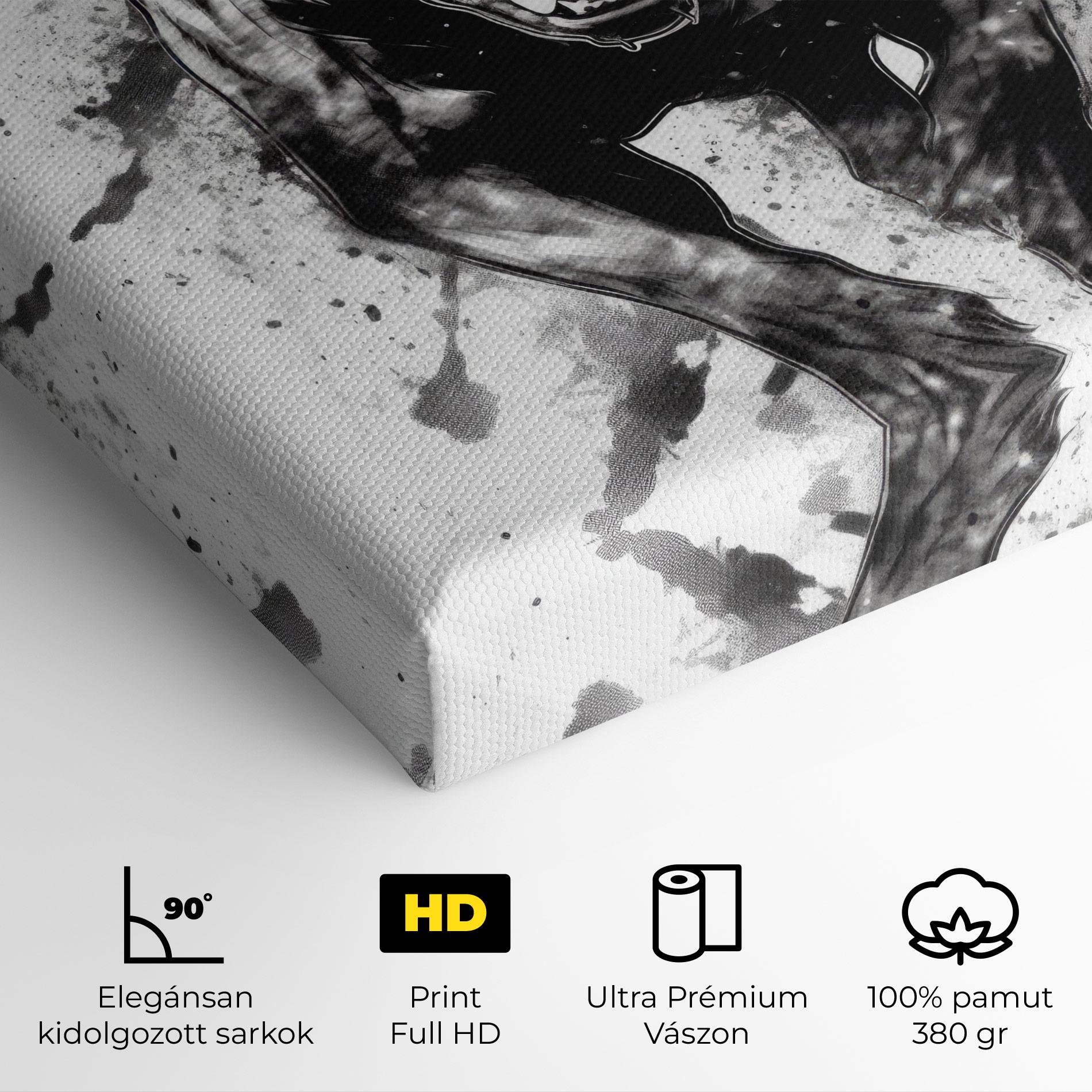 Vászonkép Angry Dog Jump mockup 4