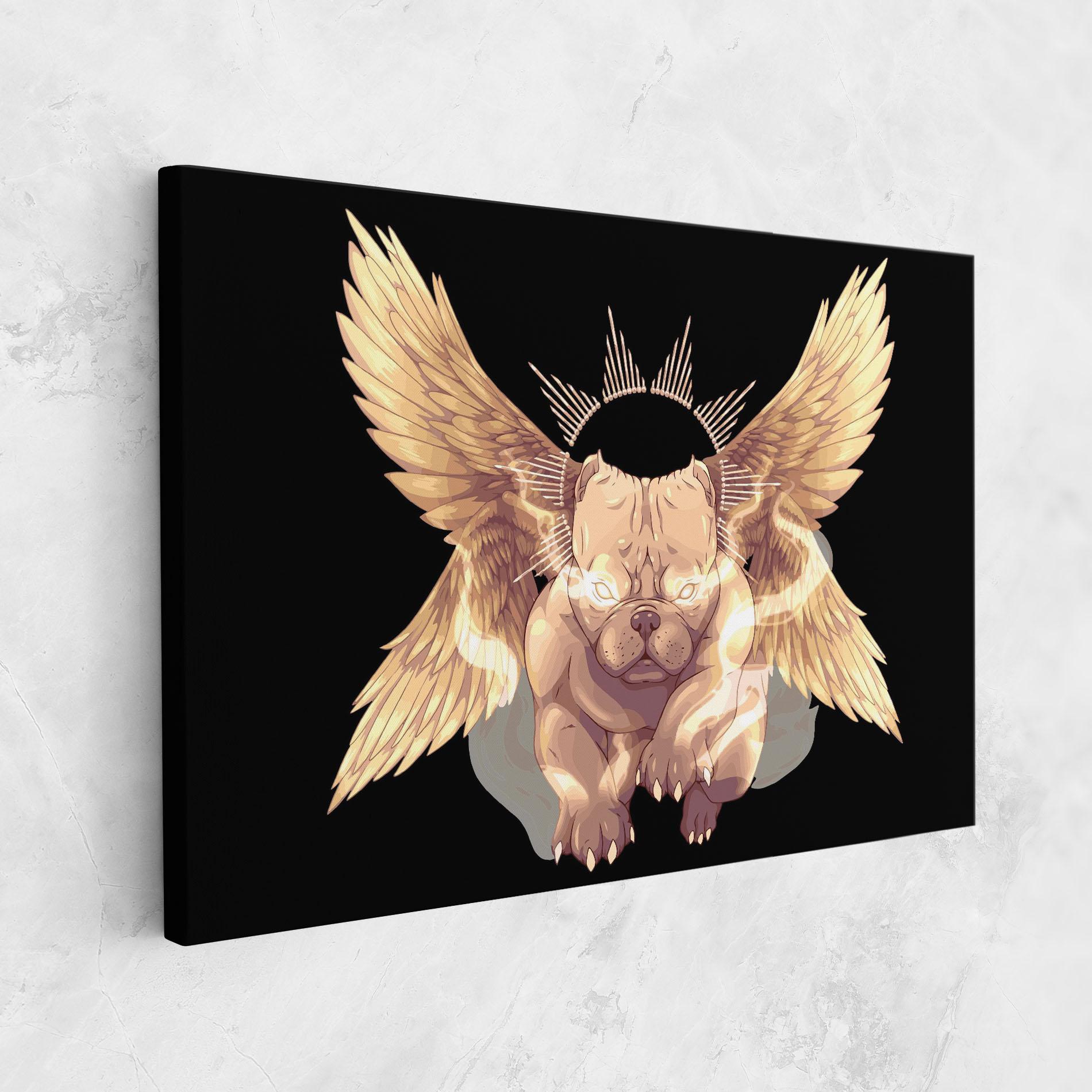 Vászonkép Angel Dog mockup 1