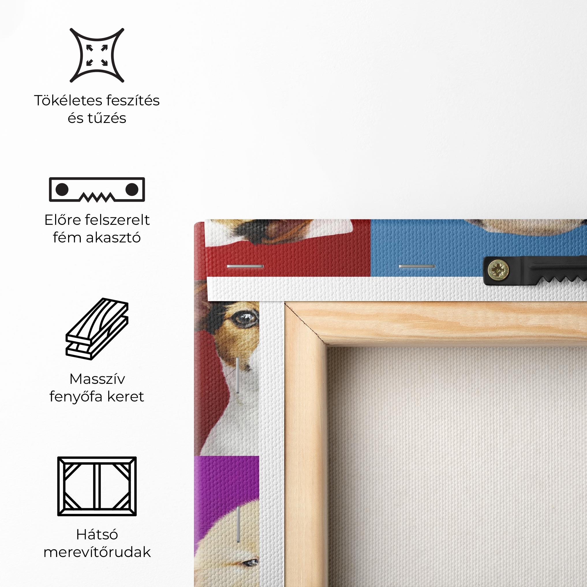 Vászonkép Adorable Puppies Mix mockup 5