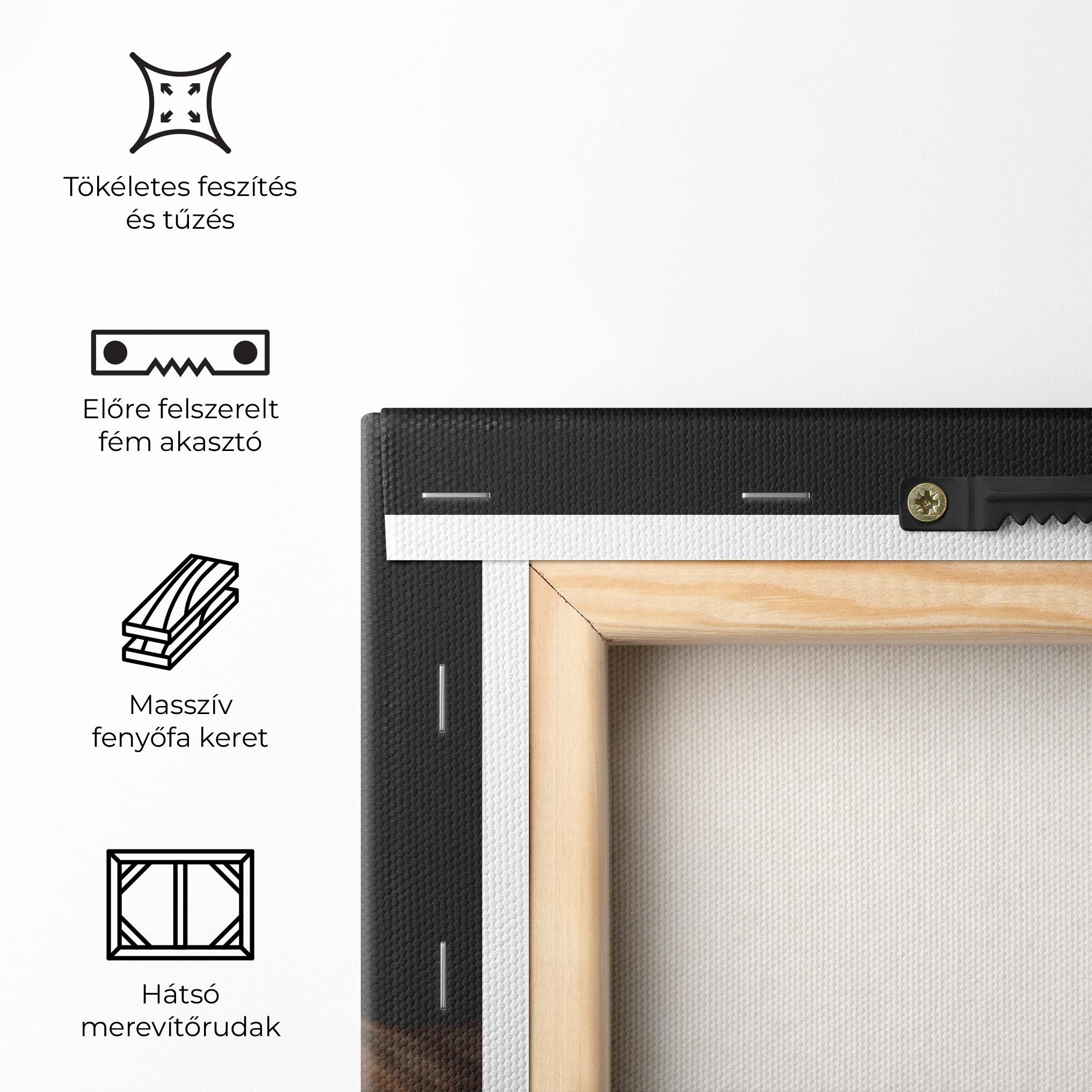 Vászonkép Brown Labrador mockup 5