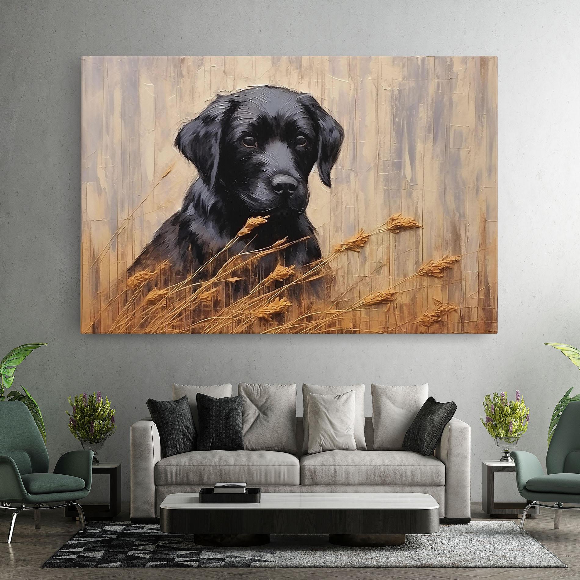 Vászonkép Black Dog Art mockup 7