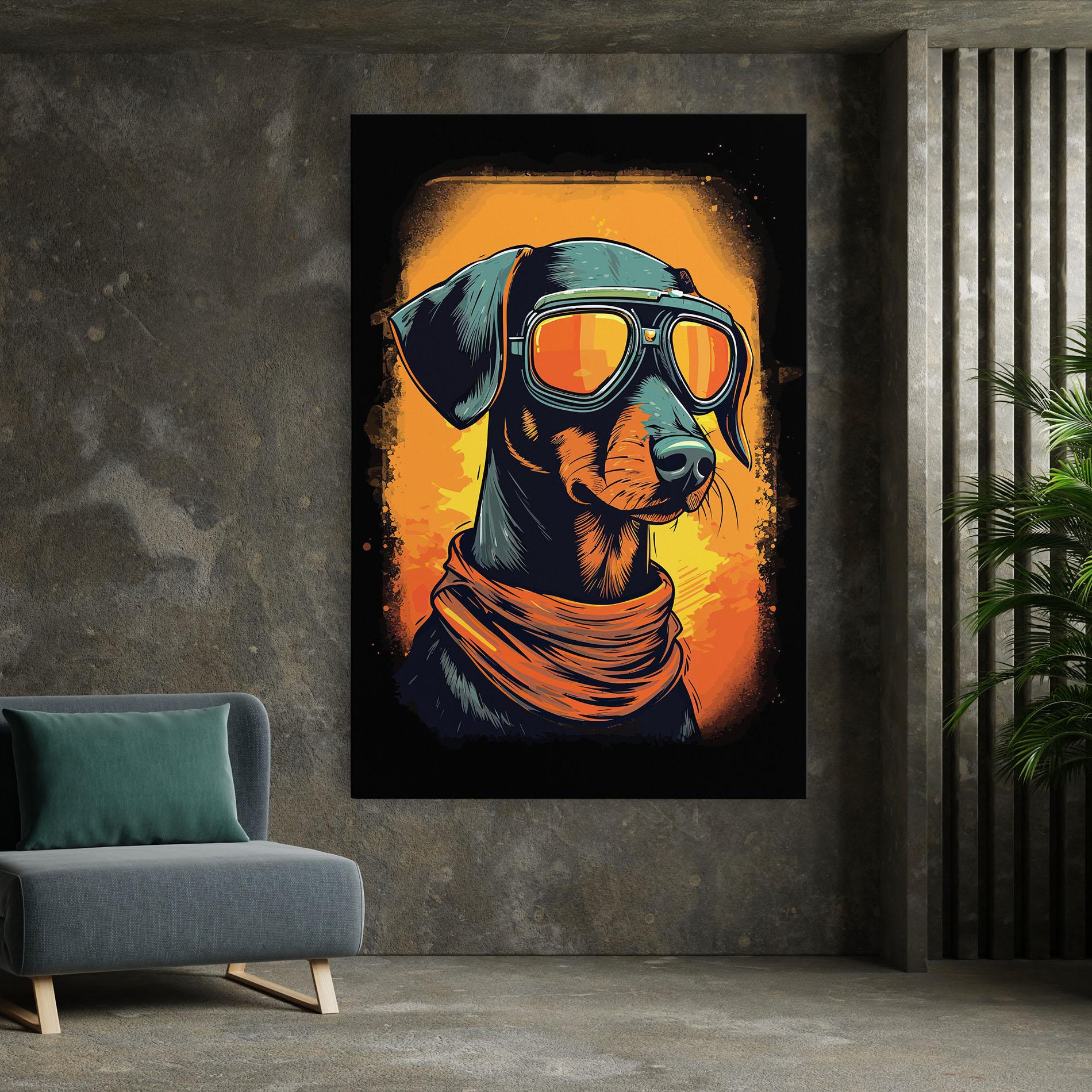 Vászonkép Cool Dog mockup 7