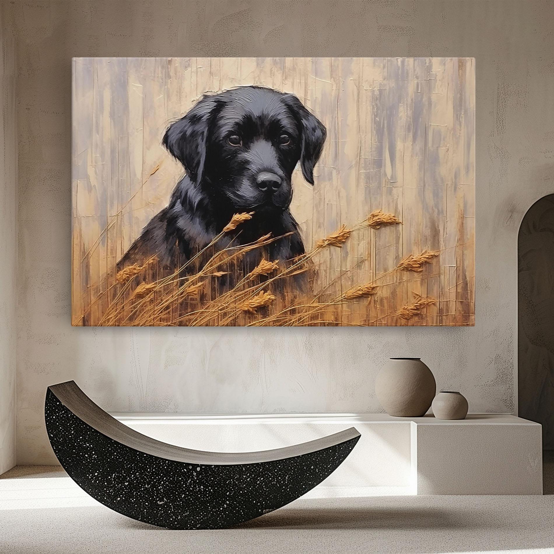 Vászonkép Black Dog Art mockup 8