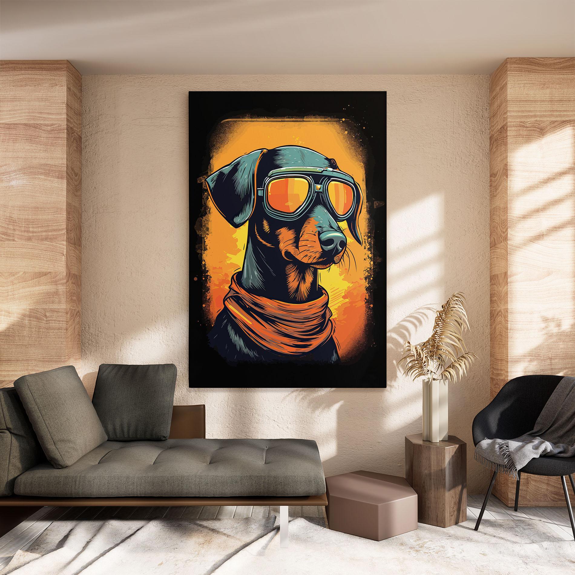 Vászonkép Cool Dog mockup 8