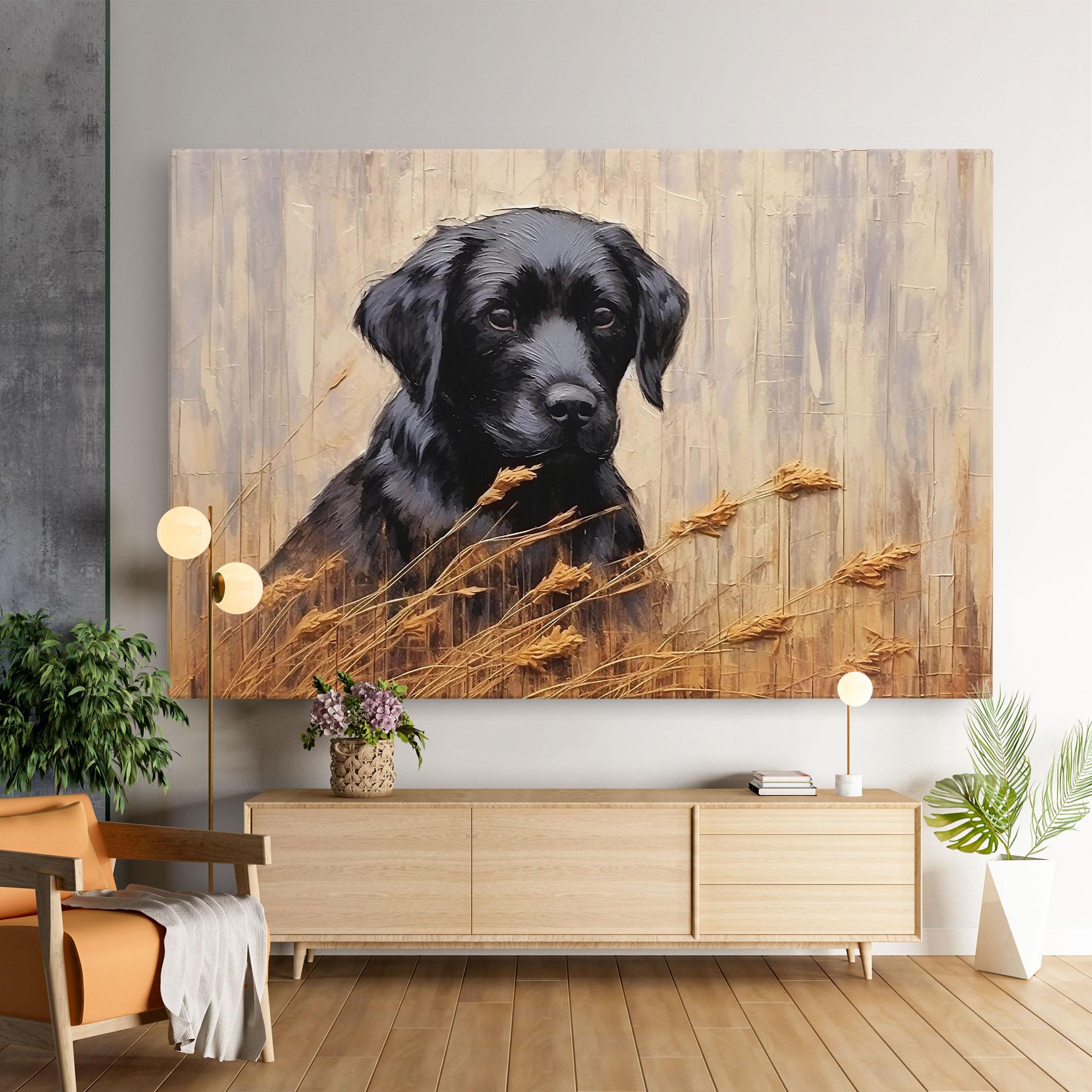 Vászonkép Black Dog Art mockup 9