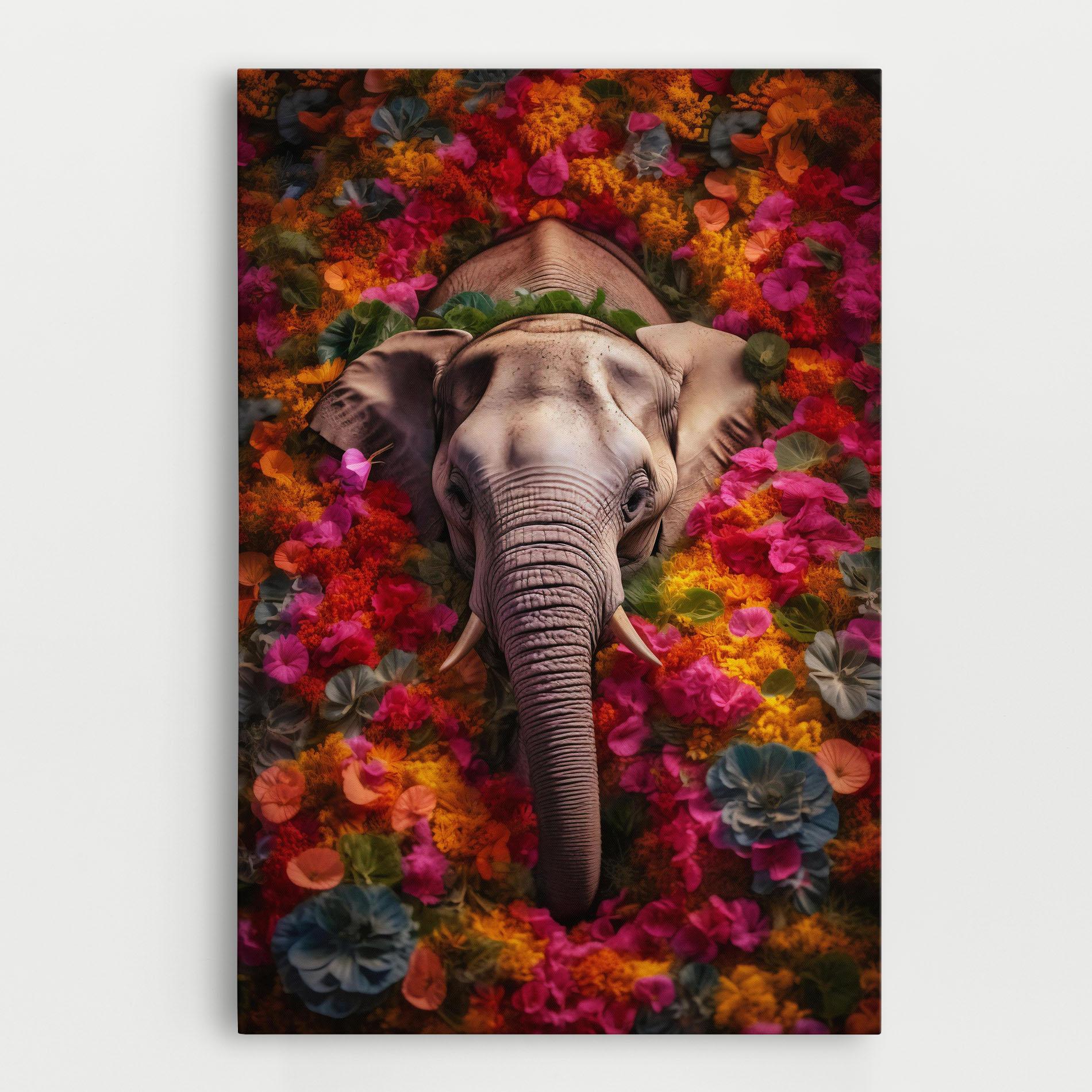 Vászonkép Flower Elephant mockup 0