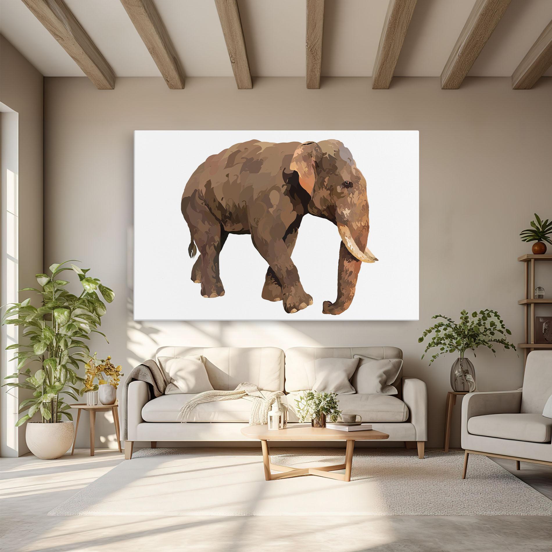 Vászonkép Brown Elephant mockup 6