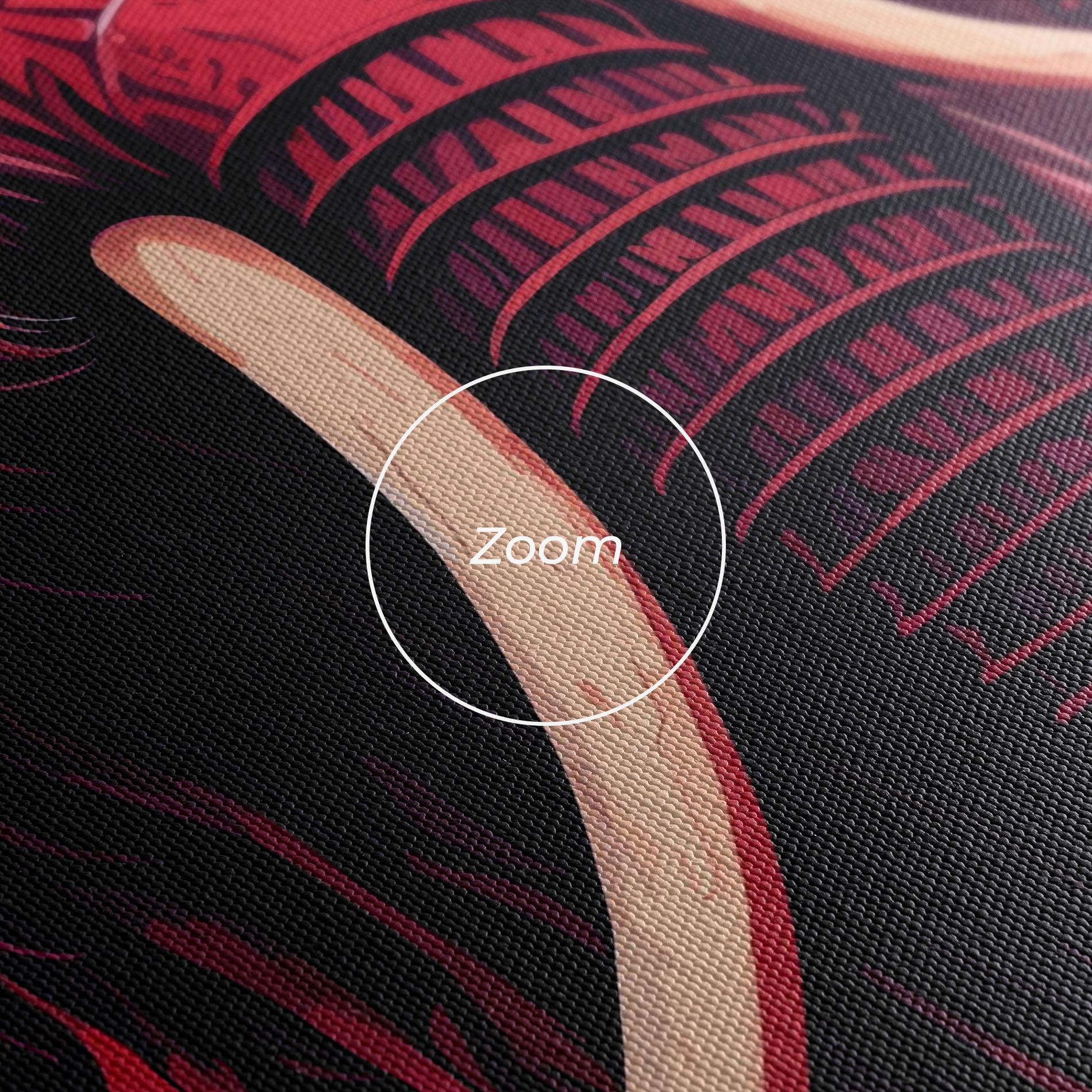 Vászonkép Blue Red Elephant mockup 3