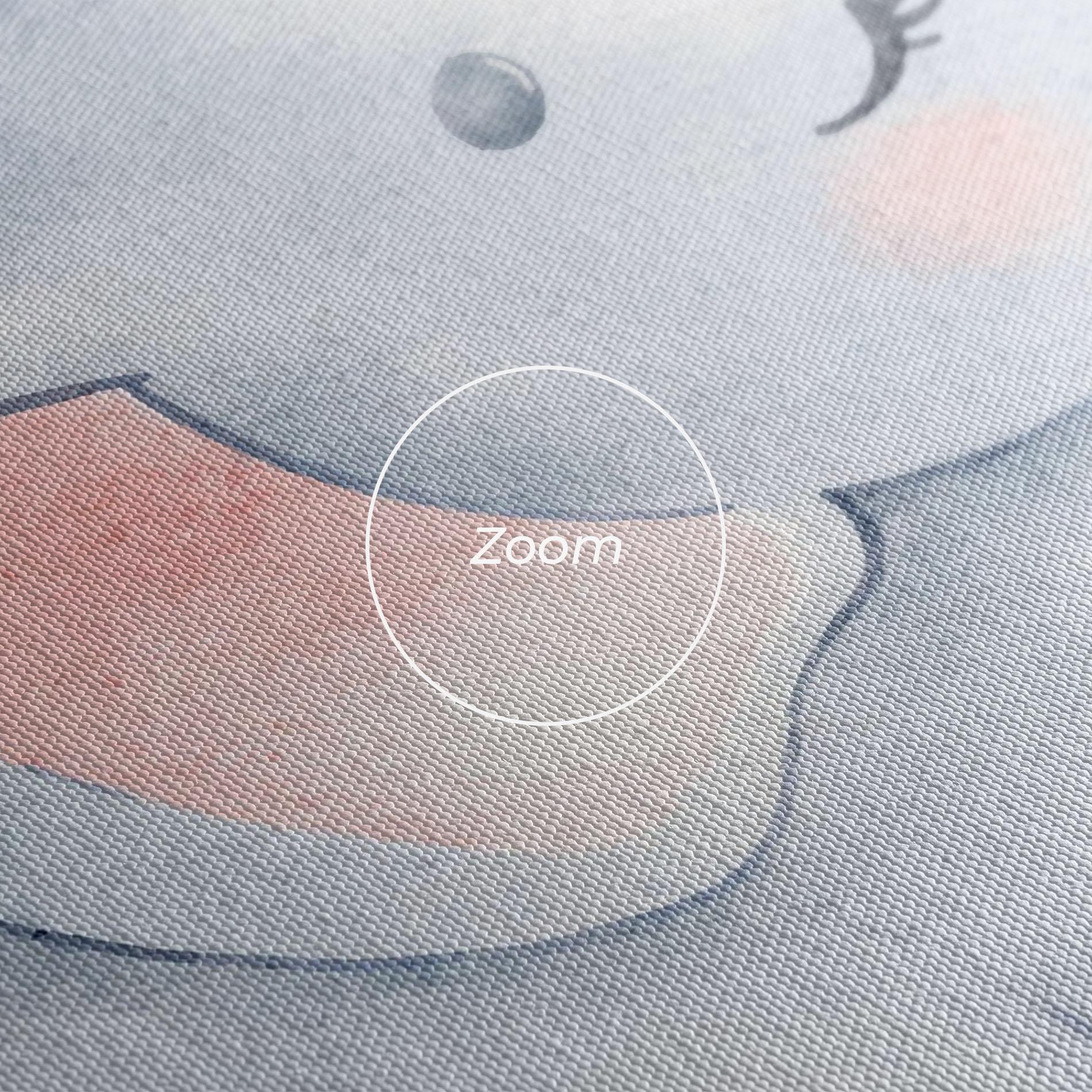 Vászonkép Elephant Butterfly mockup 3