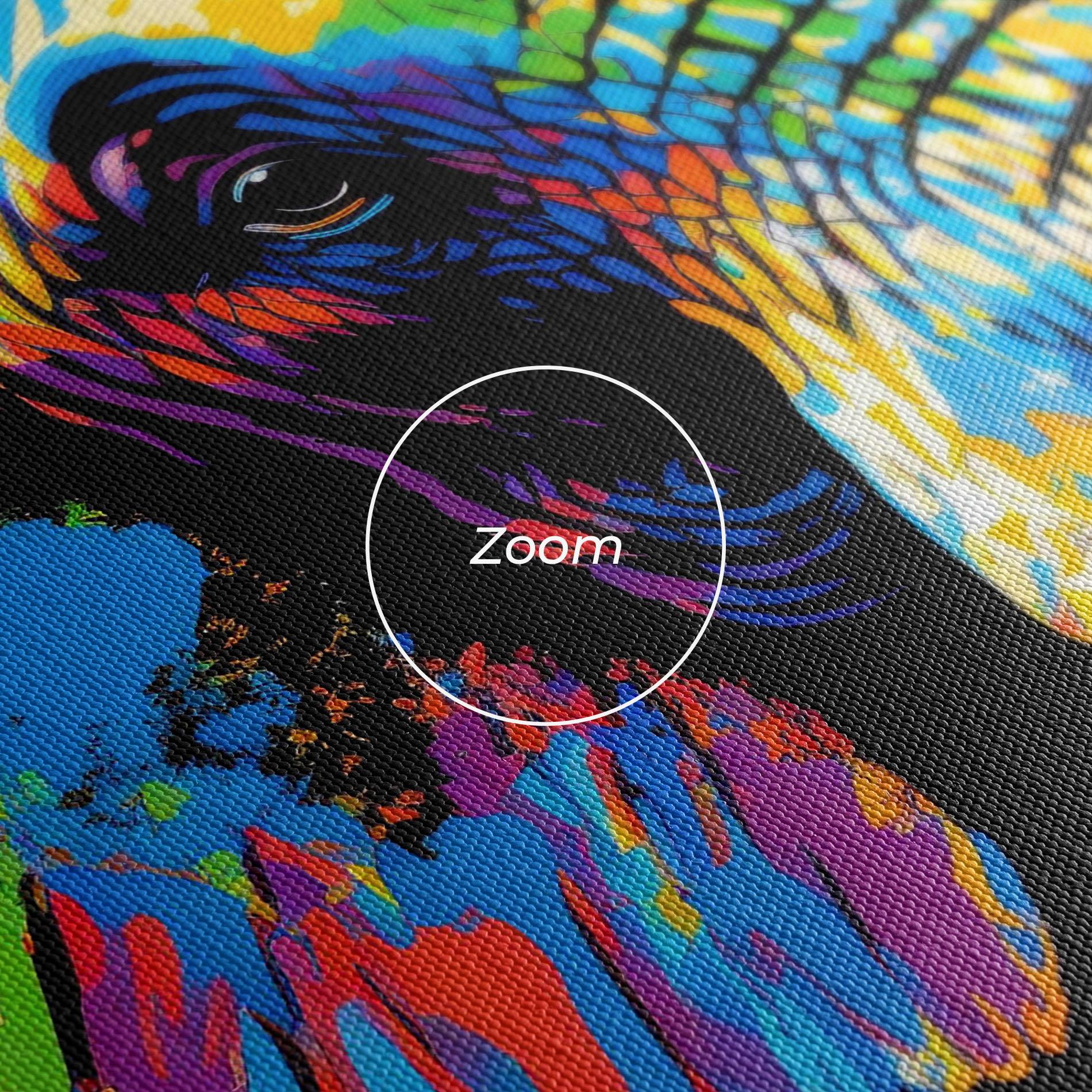 Vászonkép Elephant Portrait mockup 3