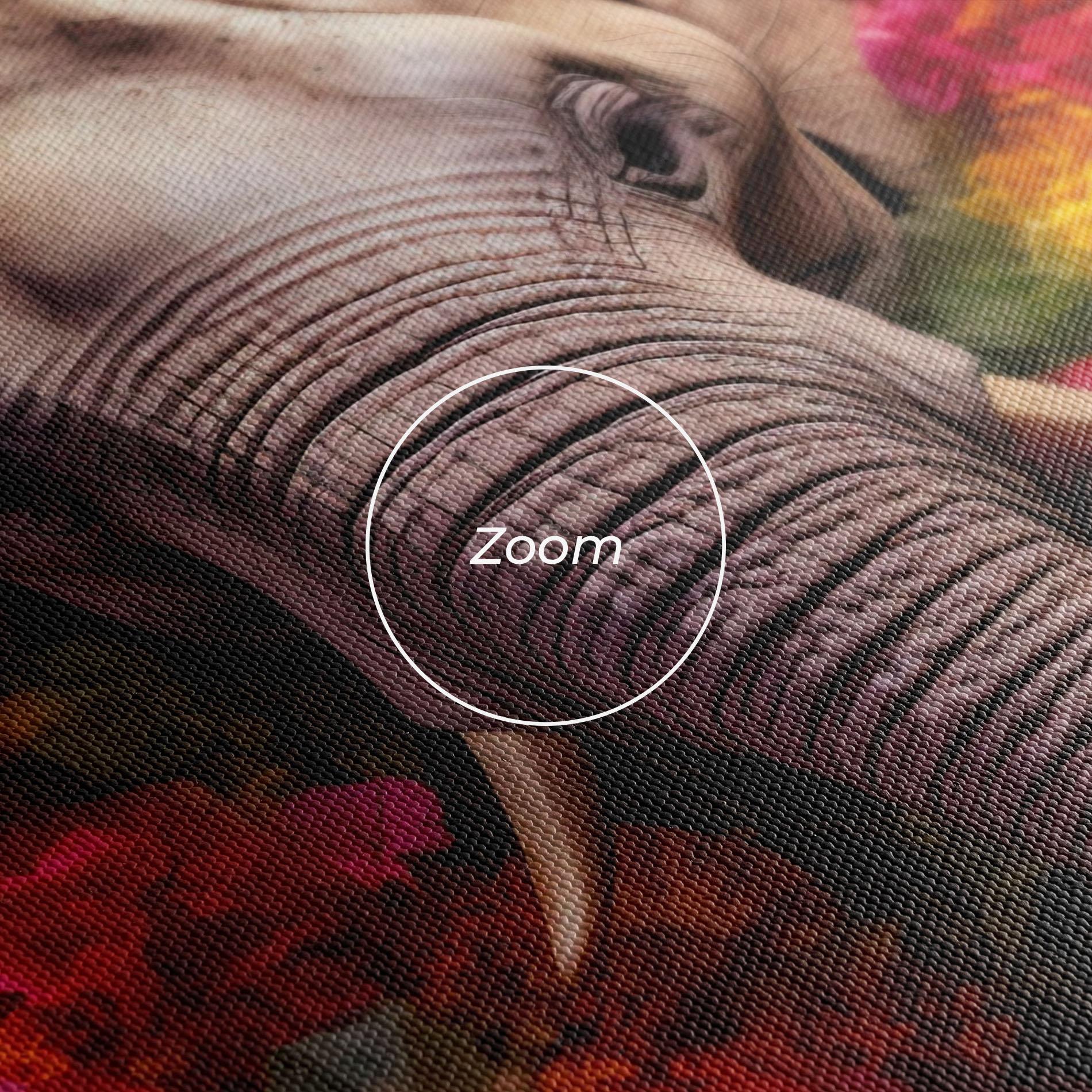 Vászonkép Flower Elephant mockup 3