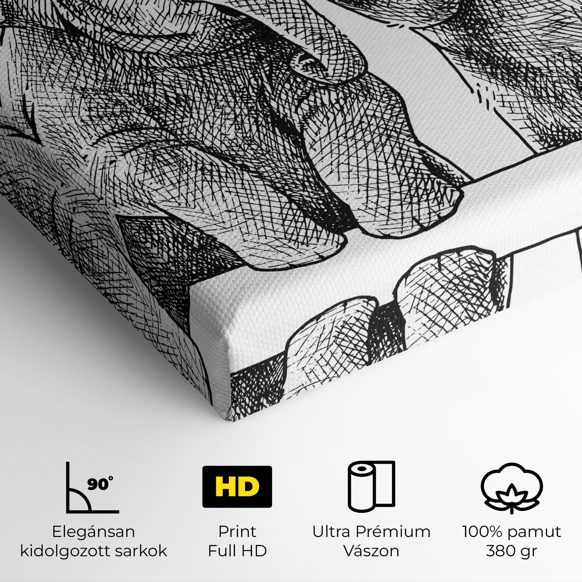 Vászonkép Baby Elephants mockup 4